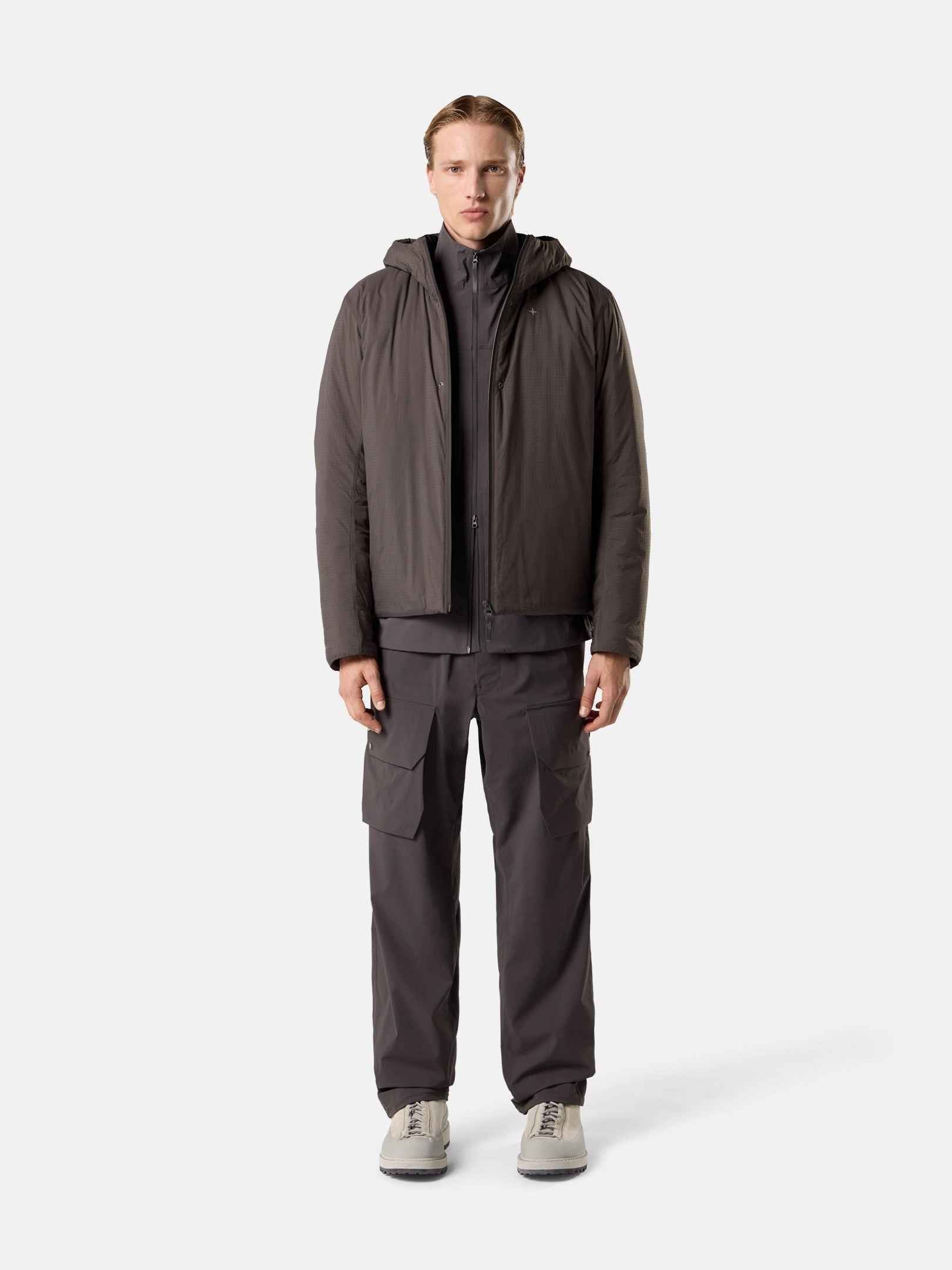Stone Island Loose-Fit Technical Trousers with Pockets 3100007