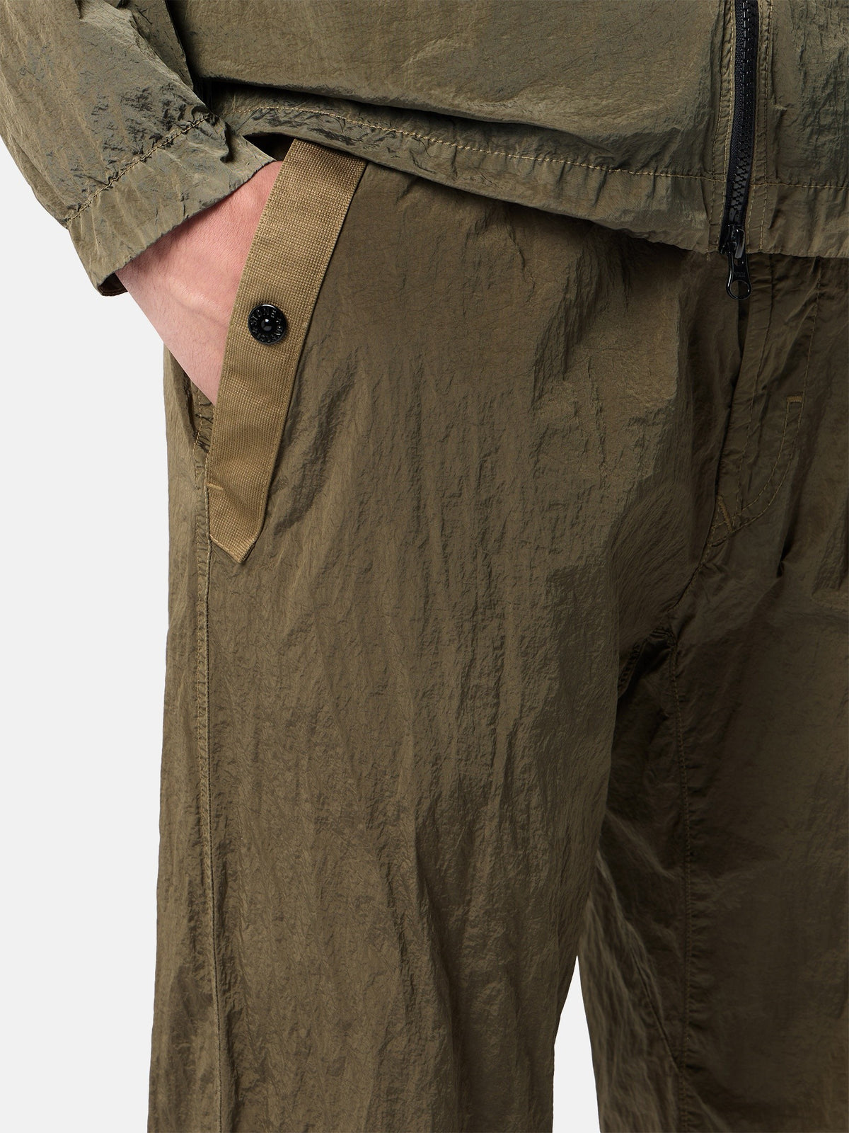 Stone Island Regular-Fit Joggers with Zipped Cuffs and Elastic Waist 3100011