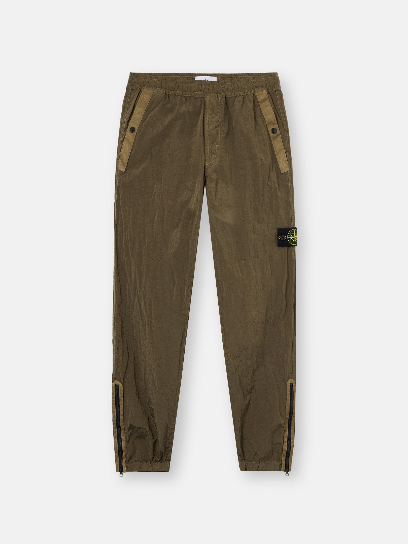 Stone Island Regular-Fit Joggers with Zipped Cuffs and Elastic Waist 3100011