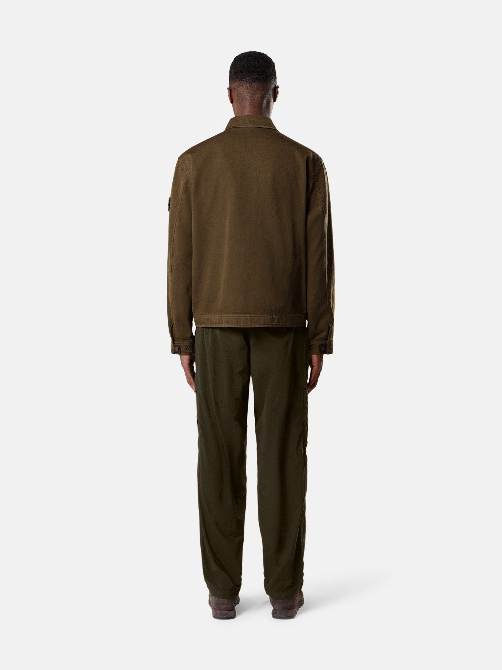 Stone Island Loose-Fit Cargo Trousers with Snap Pockets 3100026