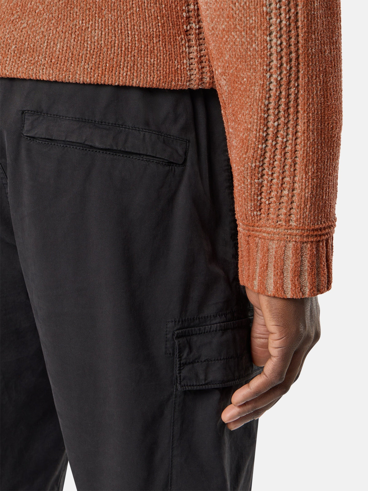Stone Island Regular-Tapered-Fit Cargo Trousers with Drawstring Waistband 3100031