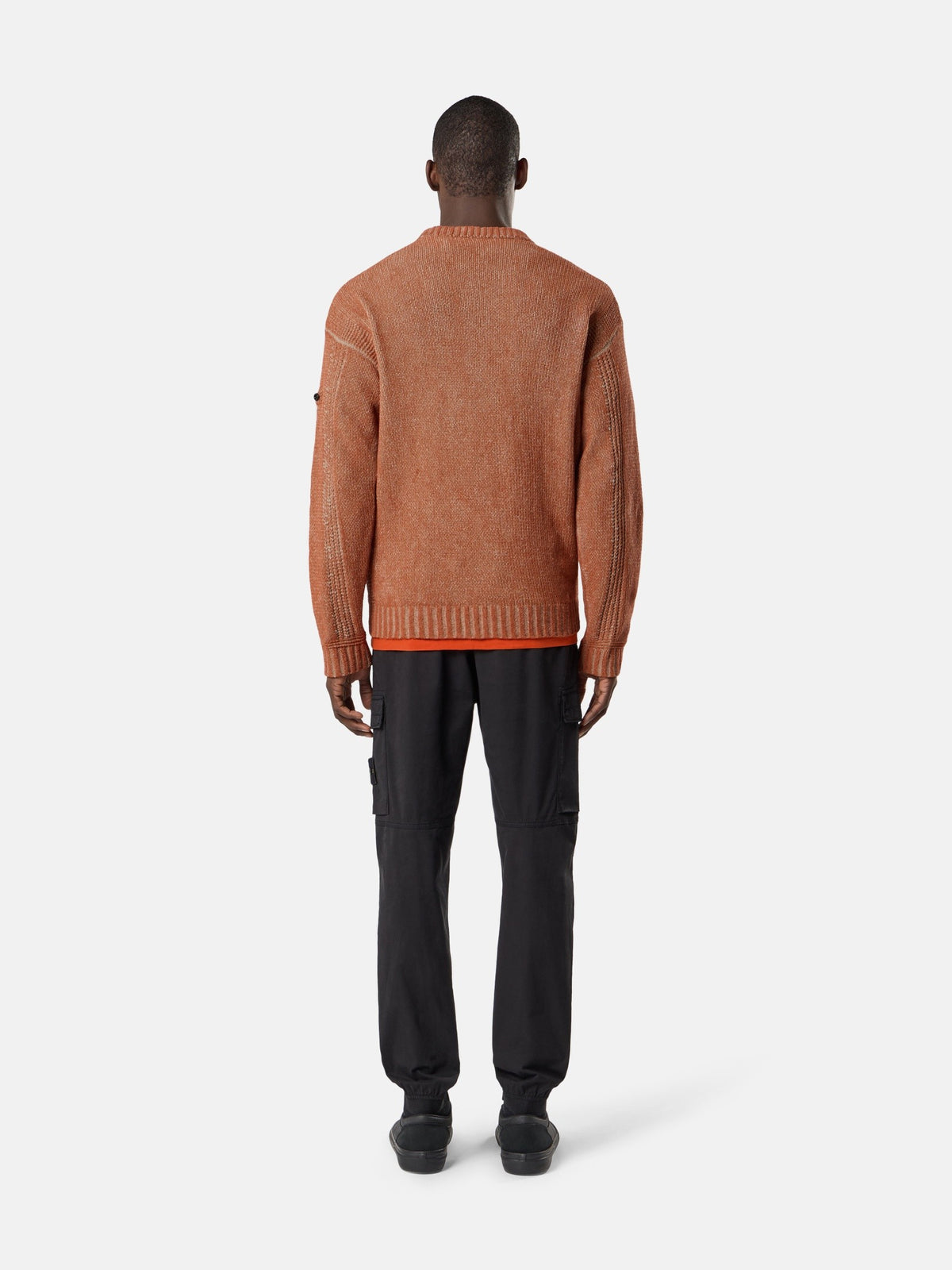 Stone Island Regular-Tapered-Fit Cargo Trousers with Drawstring Waistband 3100031