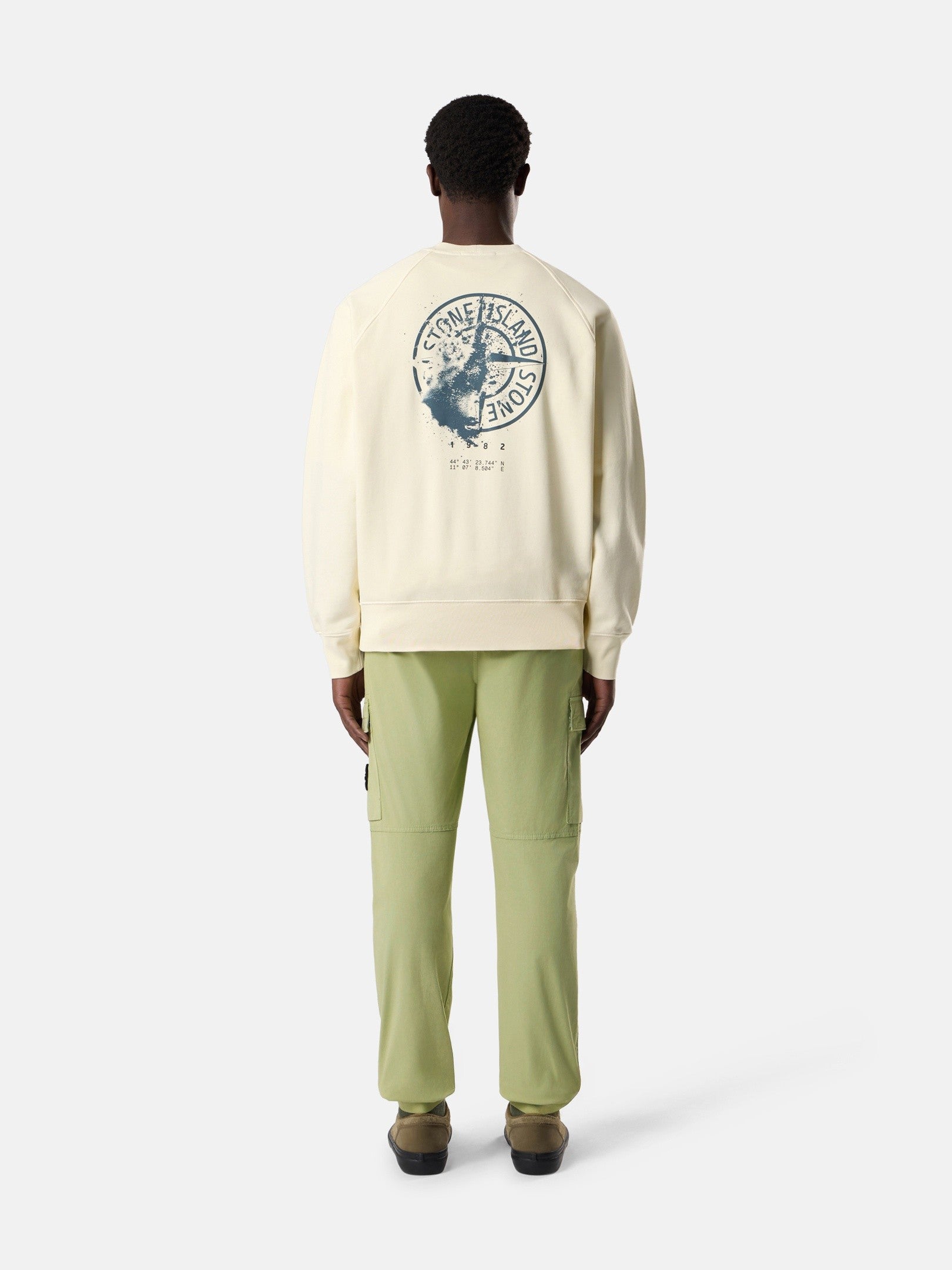 Stone Island Regular-Tapered-Fit Cargo Trousers with Drawstring Waistband 3100031