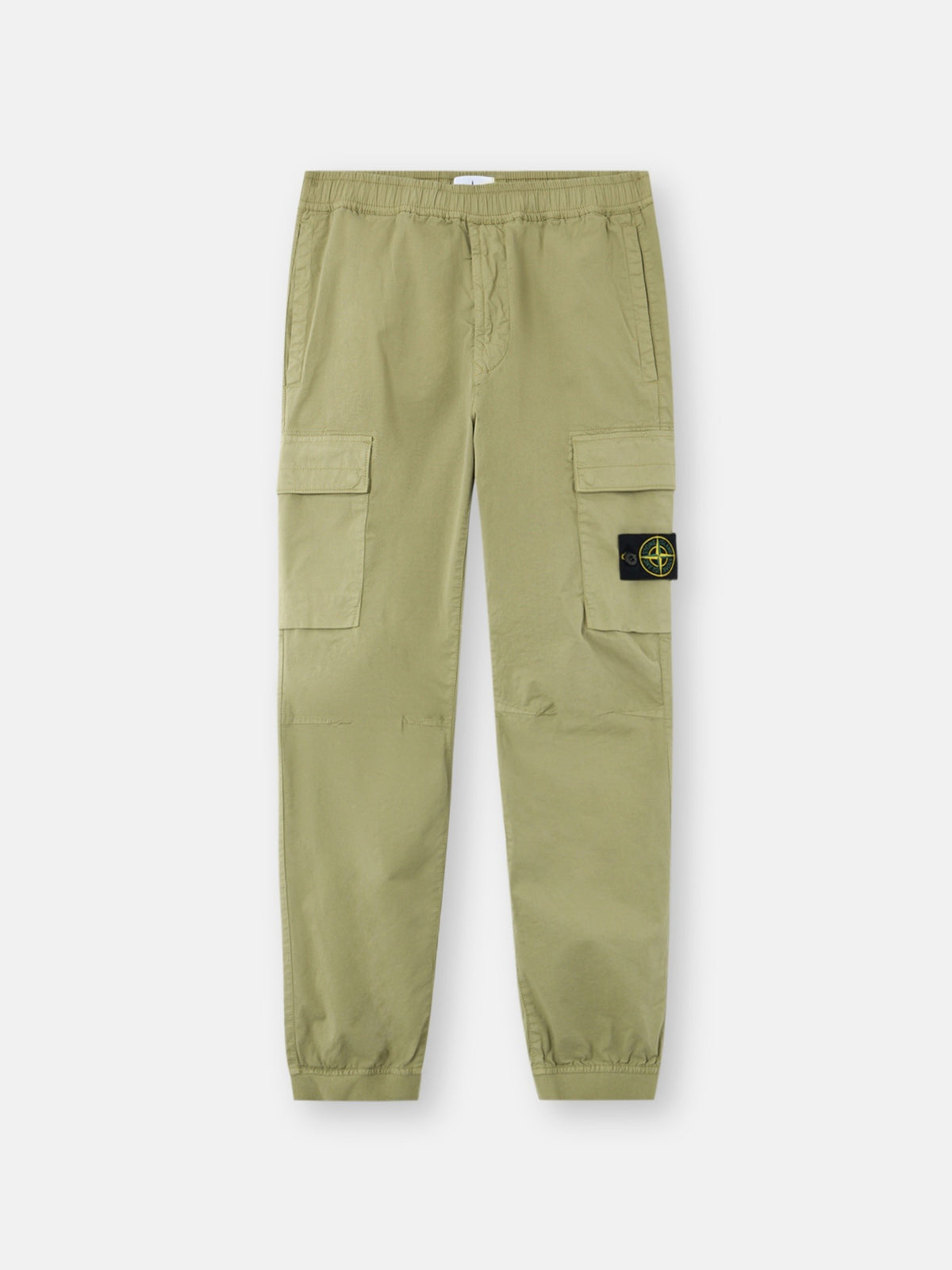 Stone Island Regular-Tapered-Fit Cargo Trousers with Drawstring Waistband 3100031