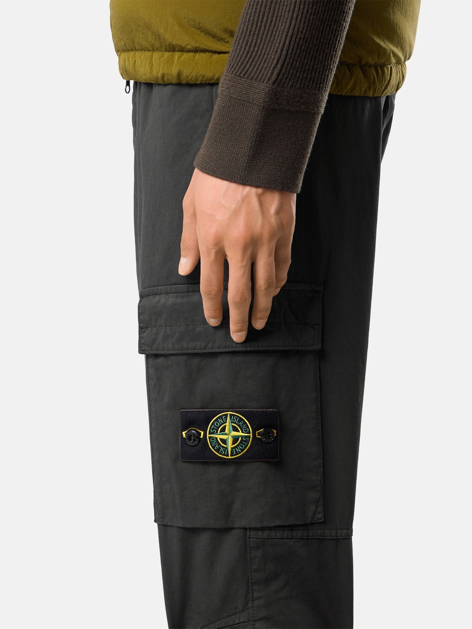 Stone Island Regular-Tapered-Fit Jogger Trousers with Elastic Waist 3100033