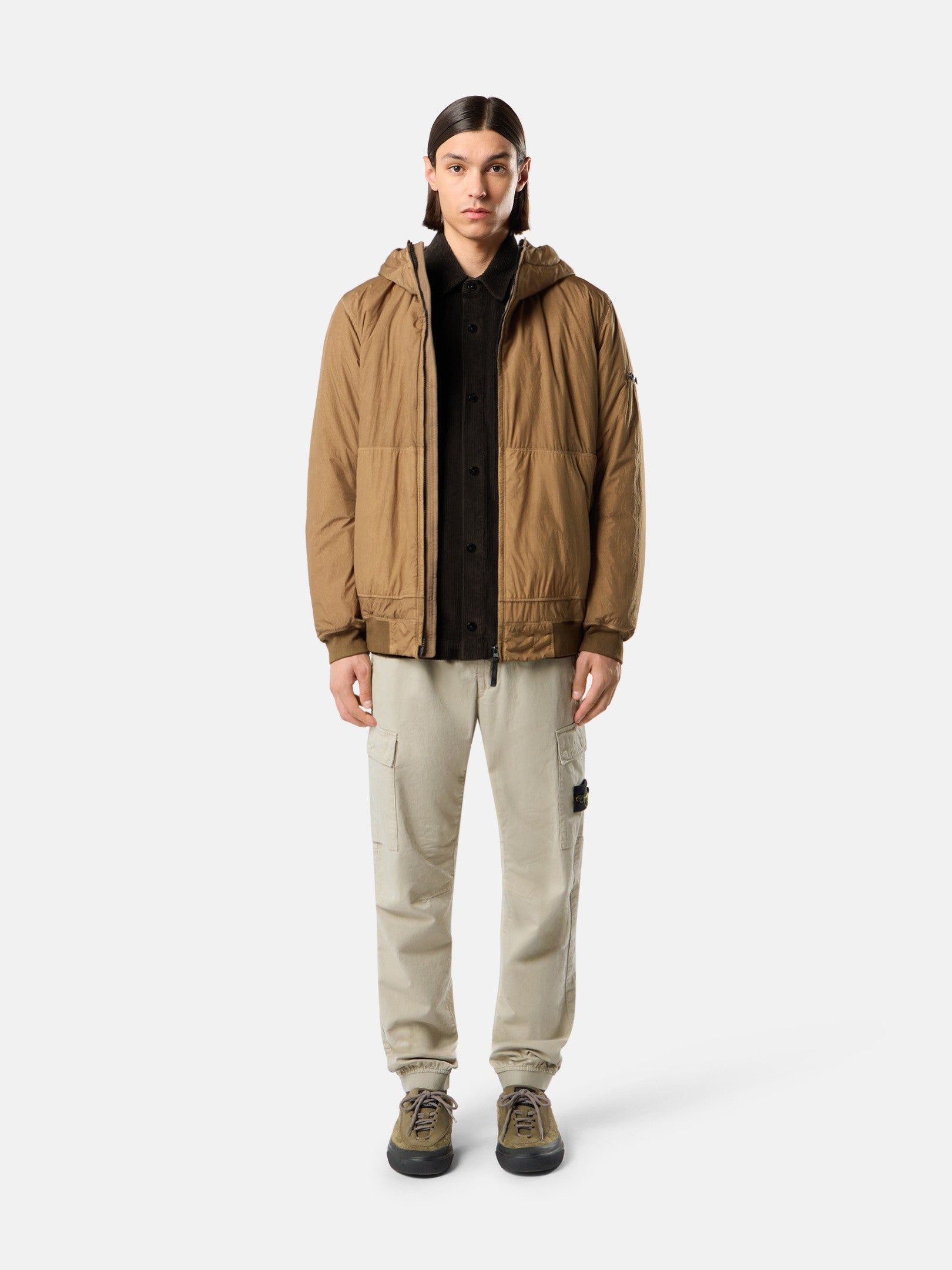 Stone Island Regular-Tapered-Fit Jogger Trousers with Elastic Waist 3100033