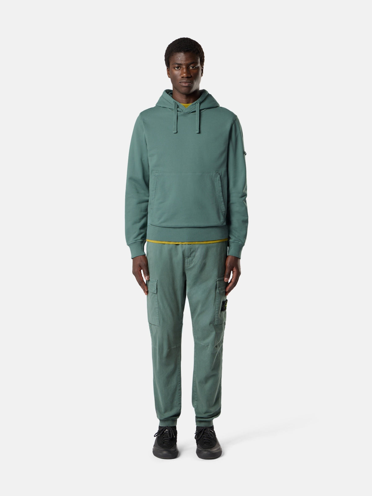 Stone Island Regular-Tapered-Fit Cargo Trousers with Elasticated Waistband 3100033