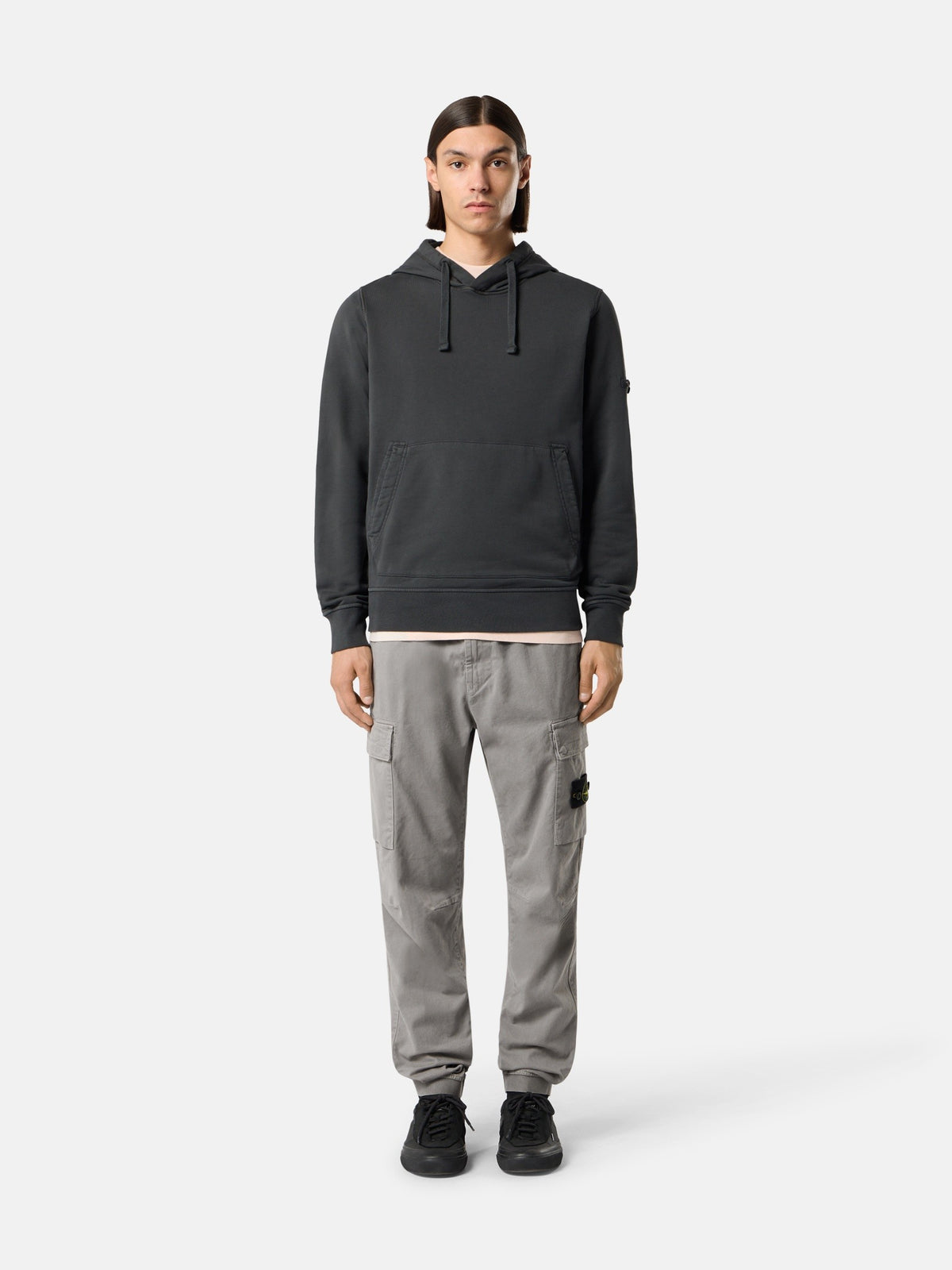 Stone Island Regular-Tapered-Fit Cargo Trousers with Elasticated Waistband 3100033