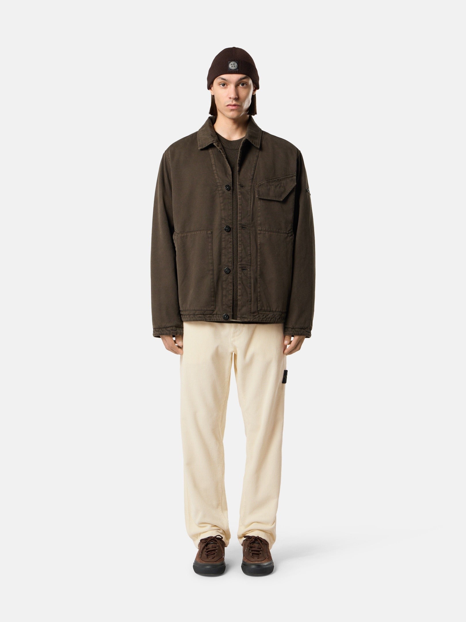 Stone Island Regular-Fit Chino Trousers with Contrast Pocket 3100059