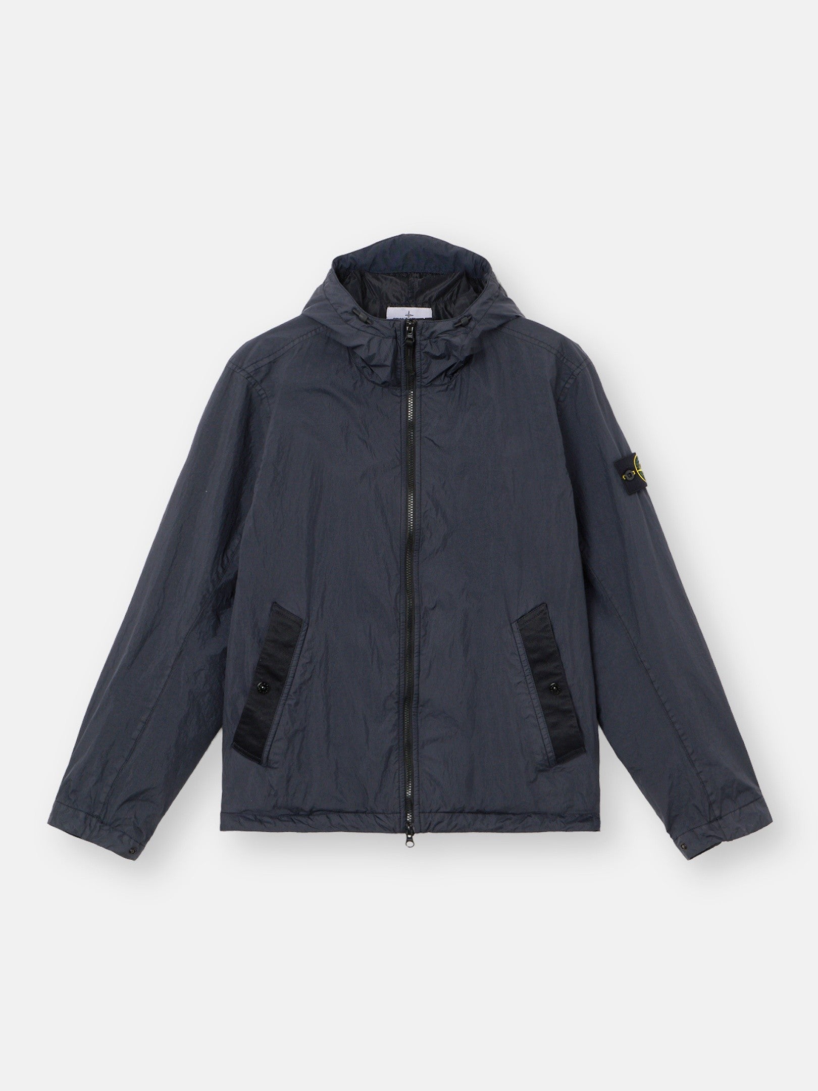 Stone Island Hooded Jacket with Wind Resistance and Anti-Drop 4100001