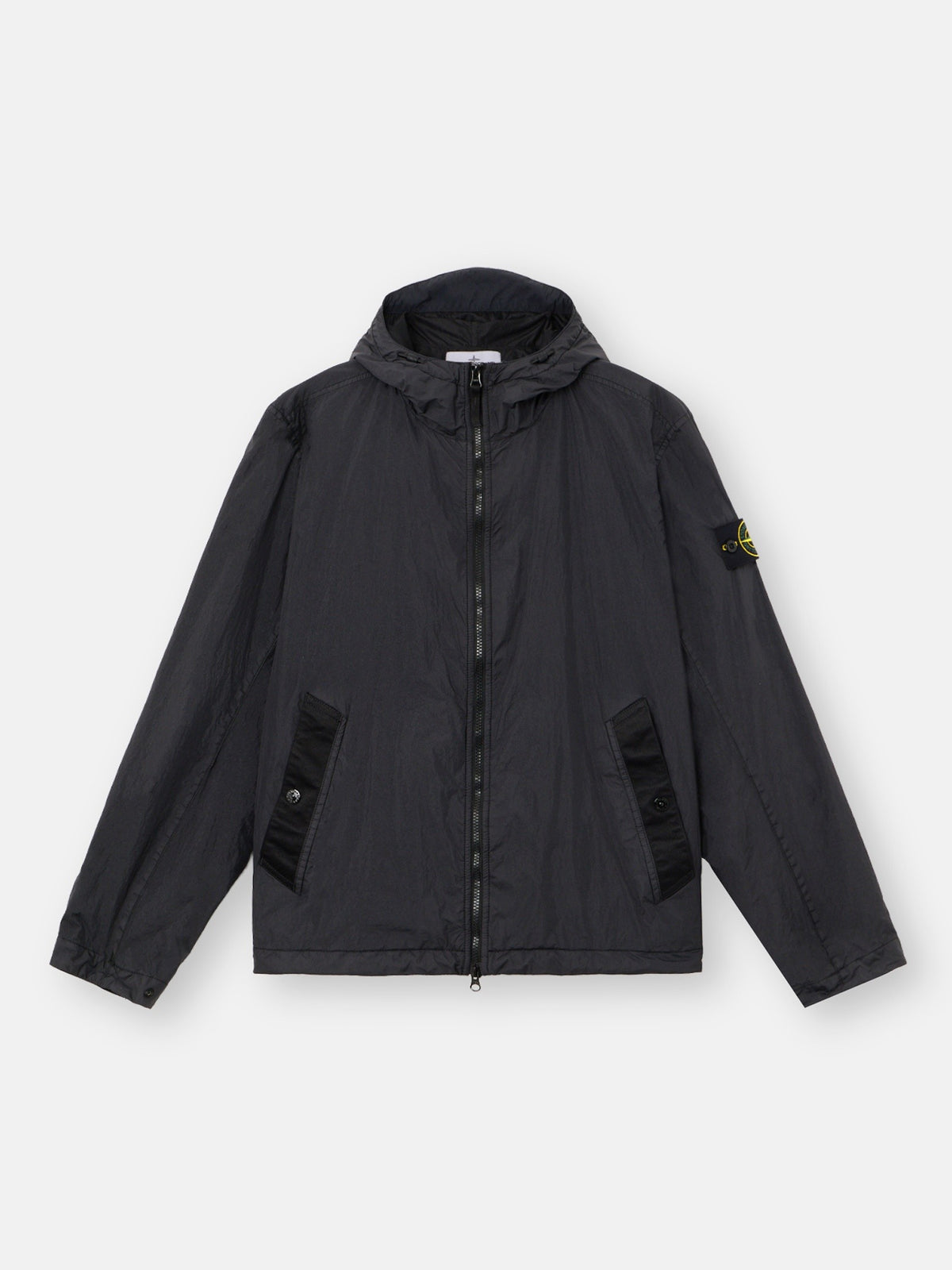 Stone Island Hooded Jacket with Wind Resistance and Anti-Drop 4100001