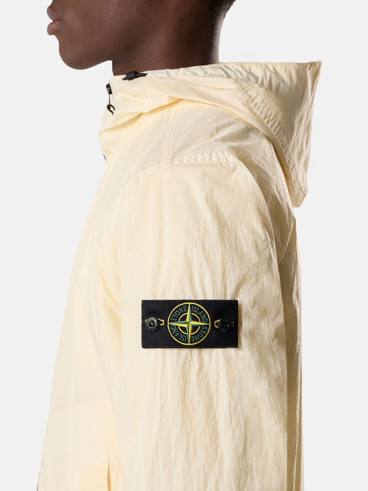 Stone Island Hooded Jacket with Wind Resistance and Anti-Drop 4100001