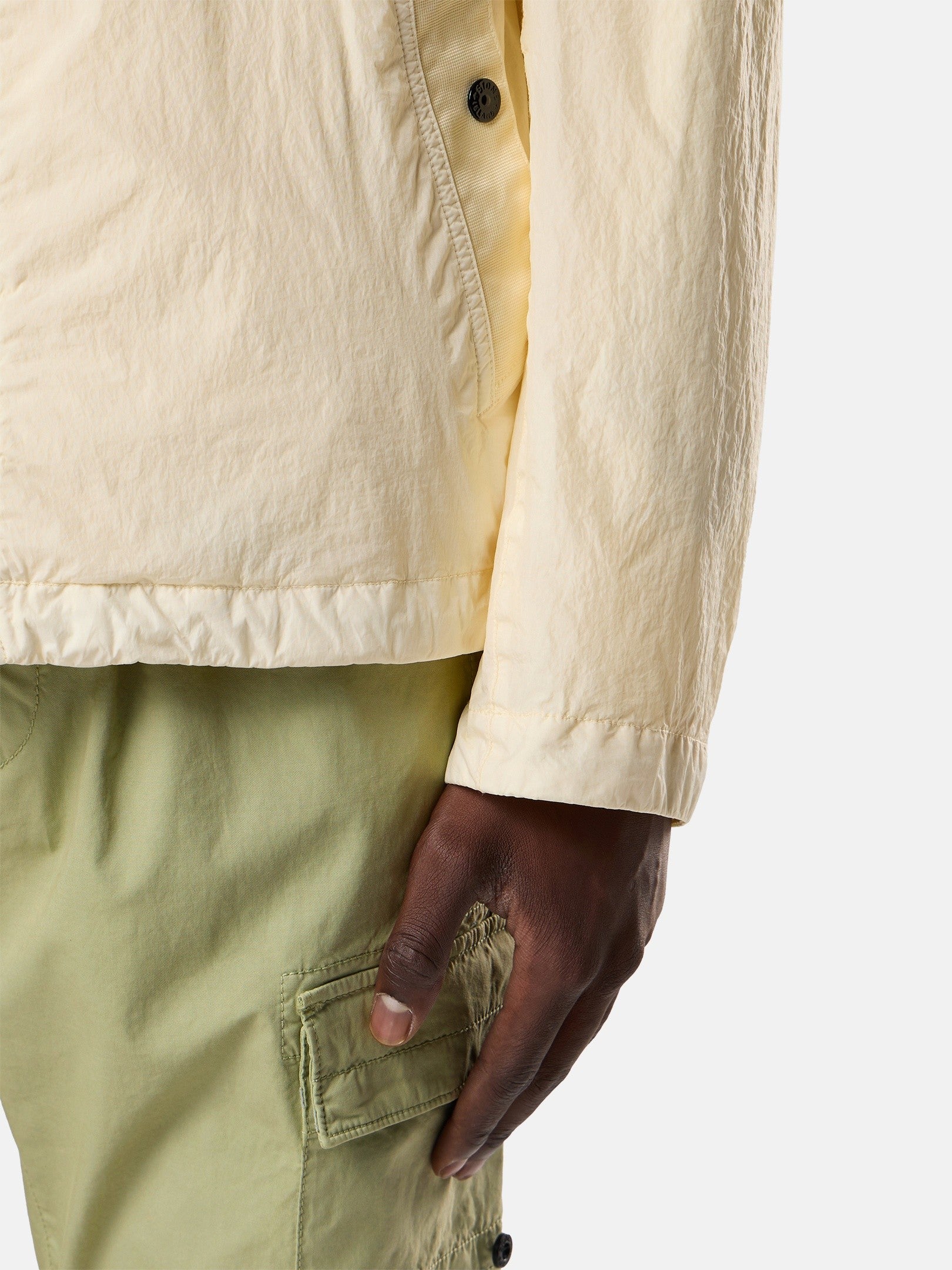 Stone Island Hooded Jacket with Wind Resistance and Anti-Drop 4100001