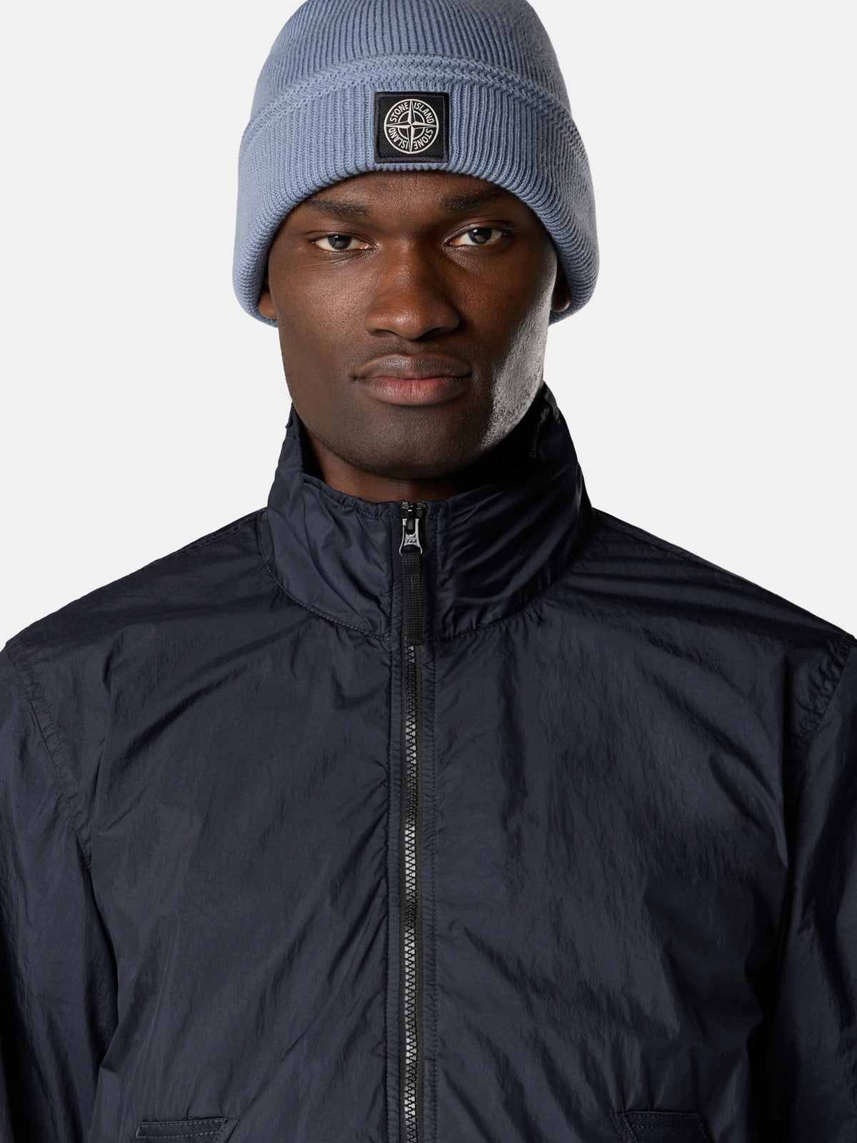 Stone Island Stand Collar Jacket with Wind Resistance and Anti-Drop 4100111