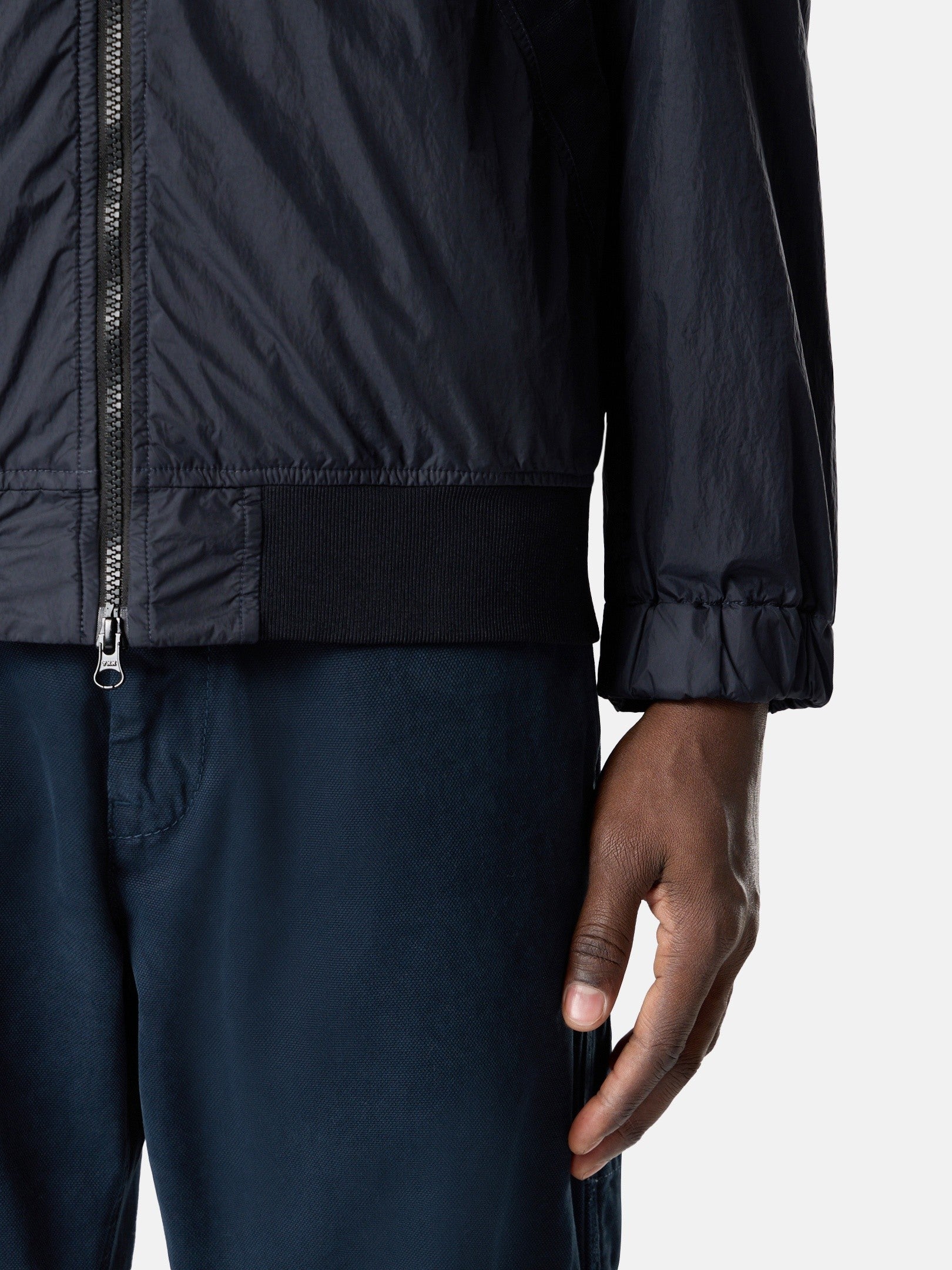 Stone Island Stand Collar Jacket with Wind Resistance and Anti-Drop 4100111