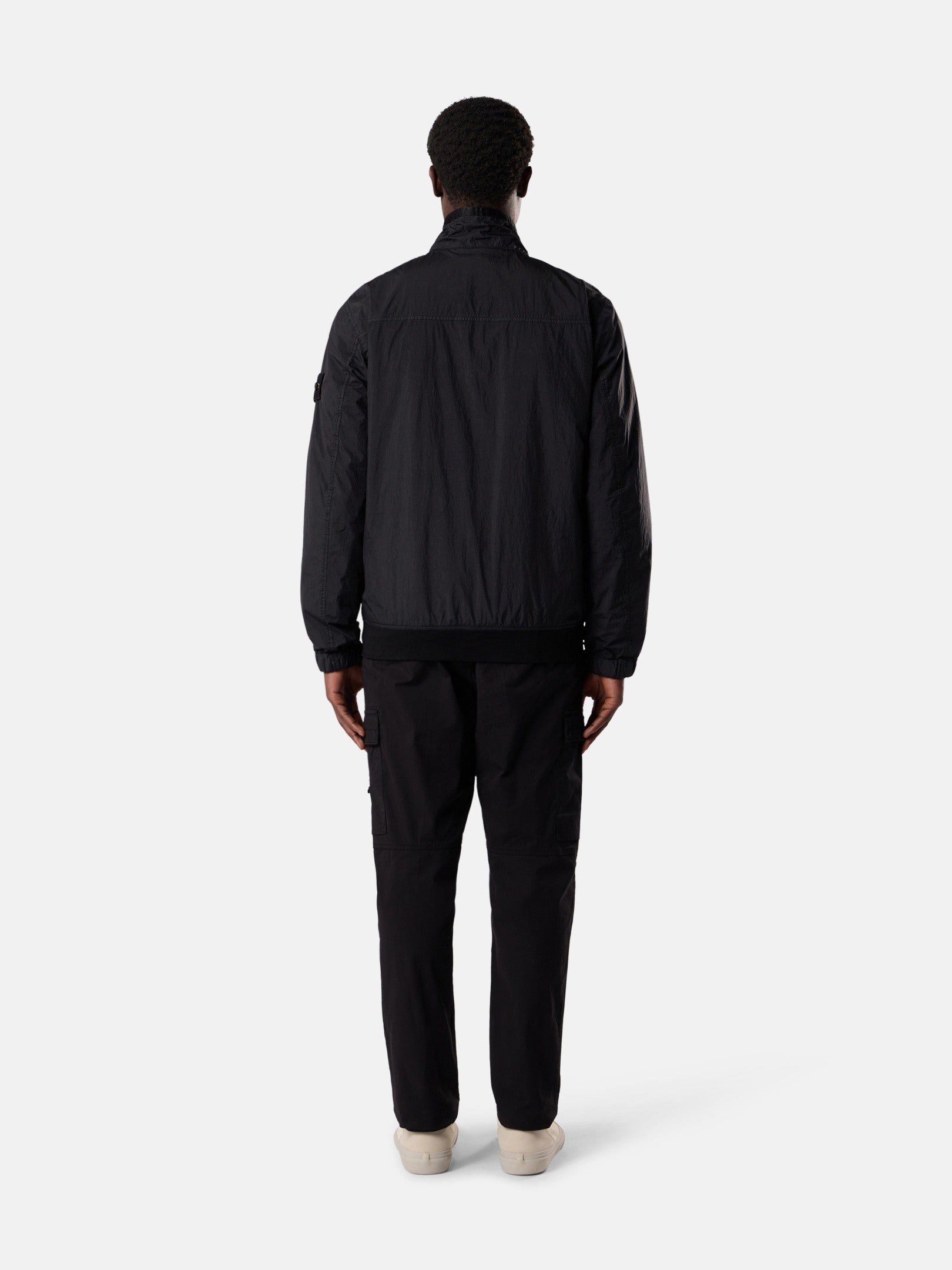 Stone Island Stand Collar Jacket with Wind Resistance and Anti-Drop 4100111