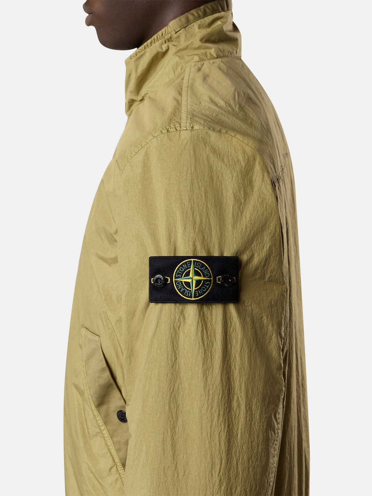 Stone Island Stand Collar Jacket with Wind Resistance and Anti-Drop 4100111