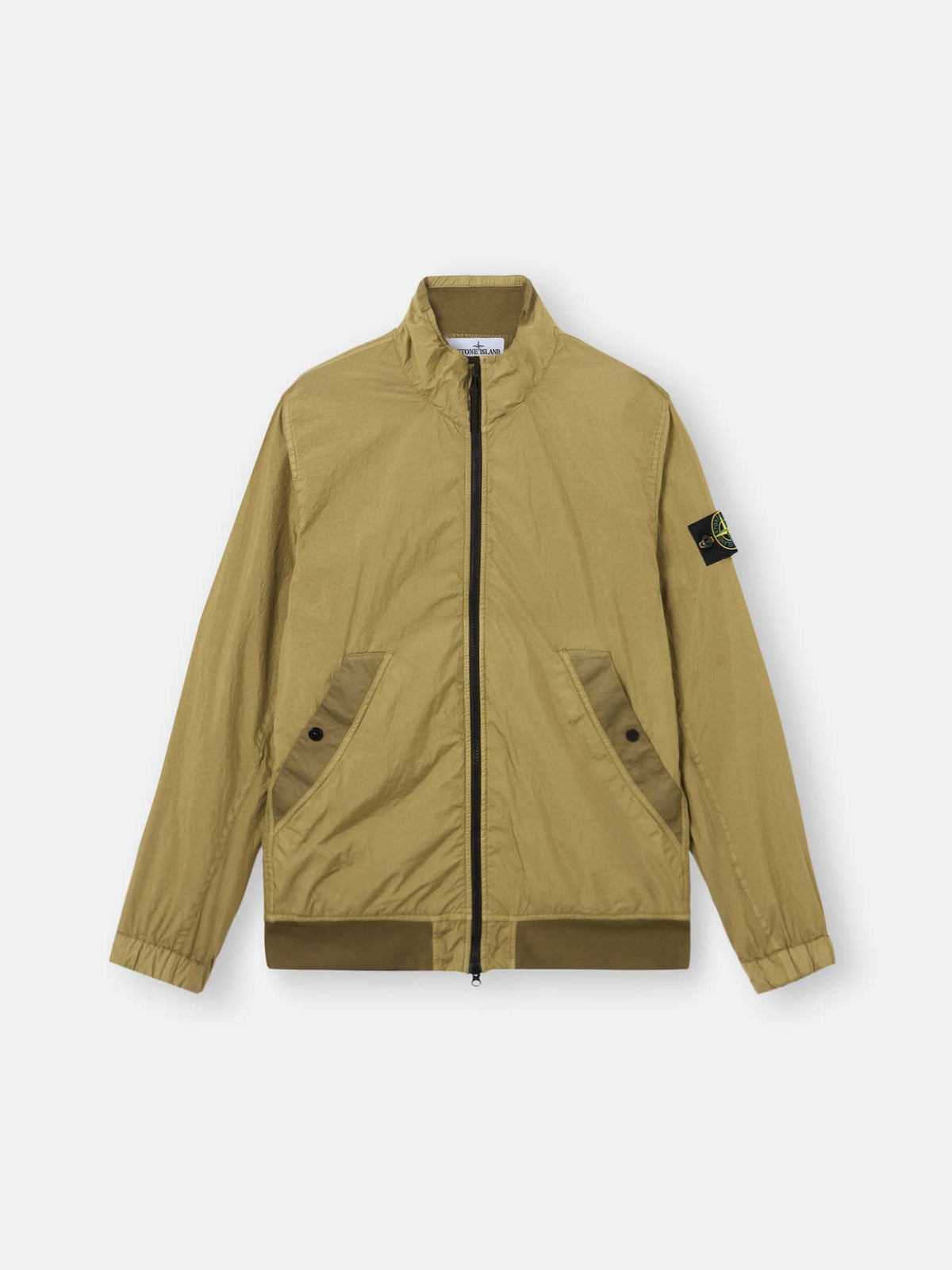 Stone Island Stand Collar Jacket with Wind Resistance and Anti-Drop 4100111