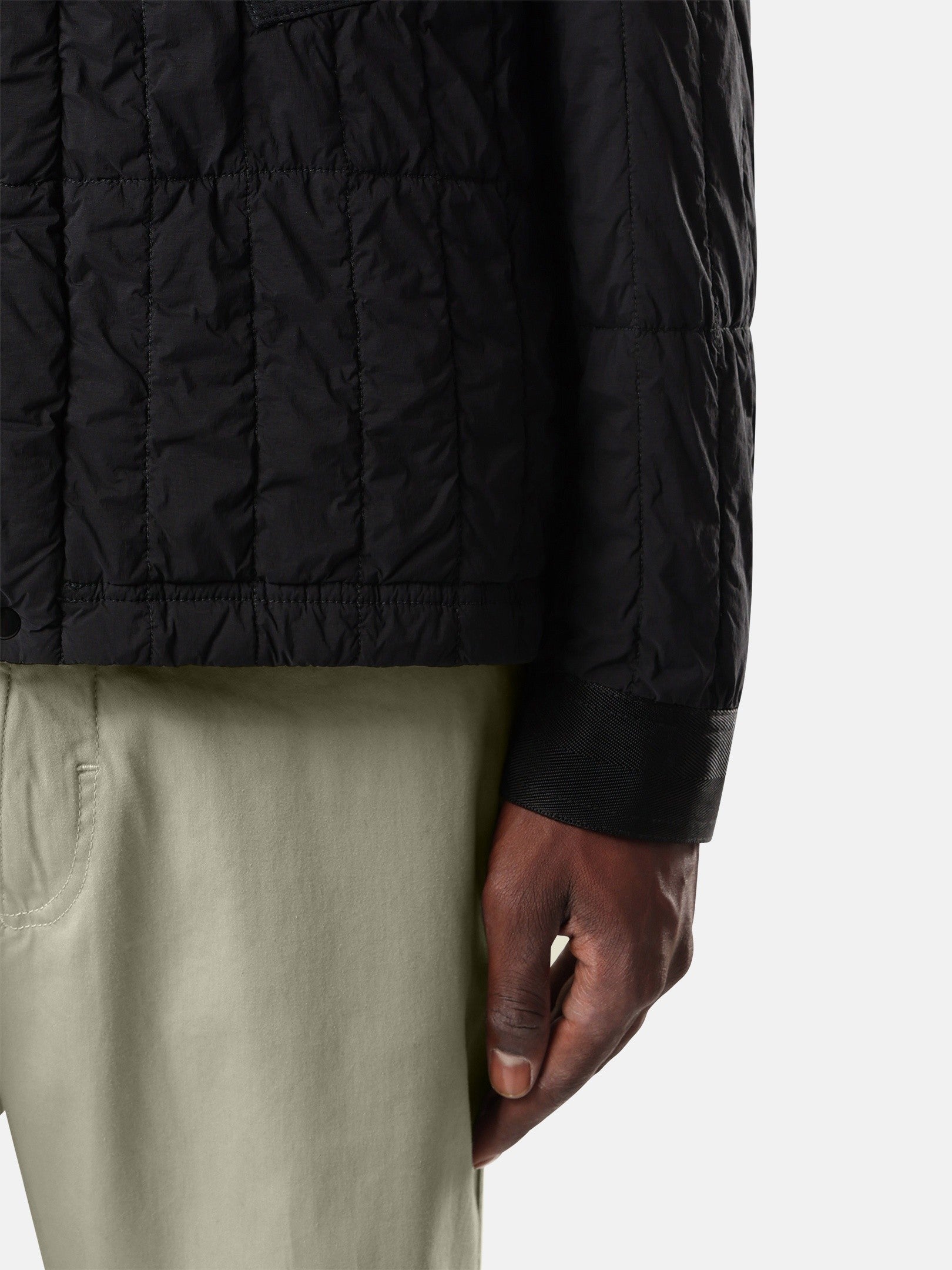 Stone Island Quilted Padded Coach Jacket with Anti-Drop 4100014