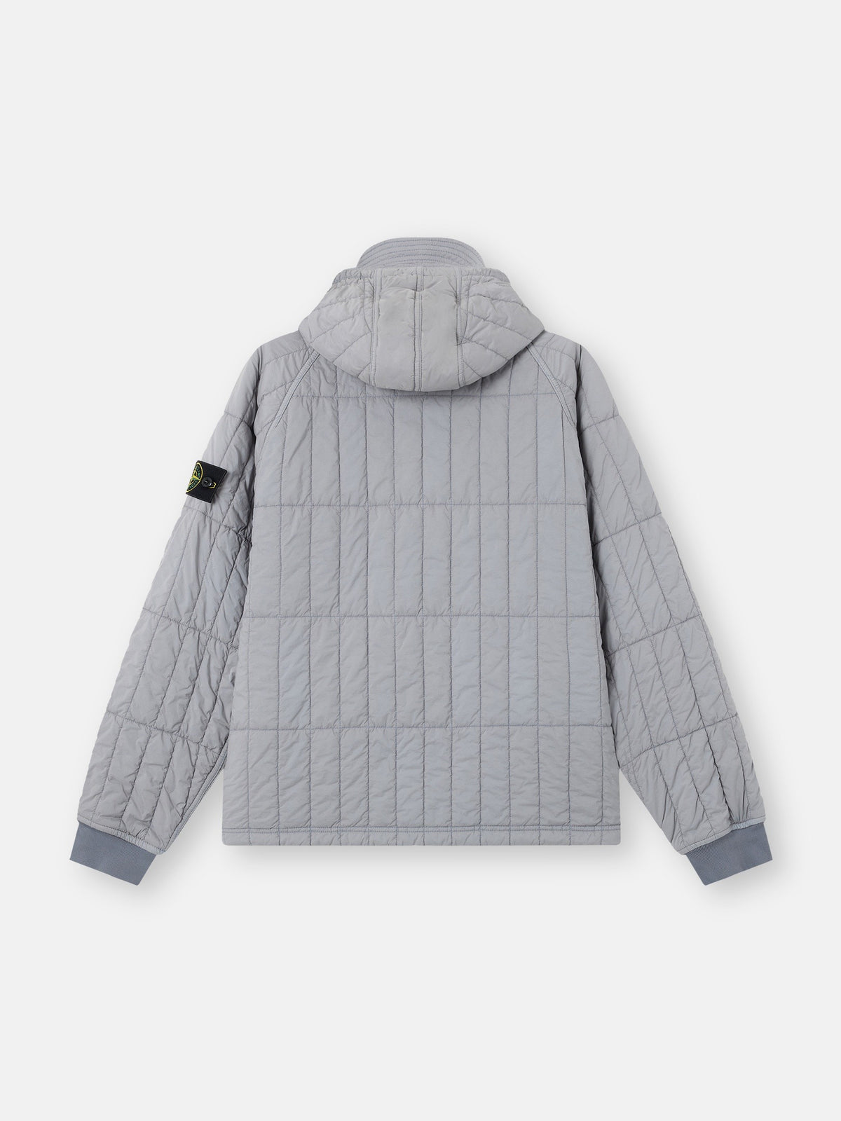 Stone Island Quilted Padded Hooded Jacket with Anti-Drop 4100015