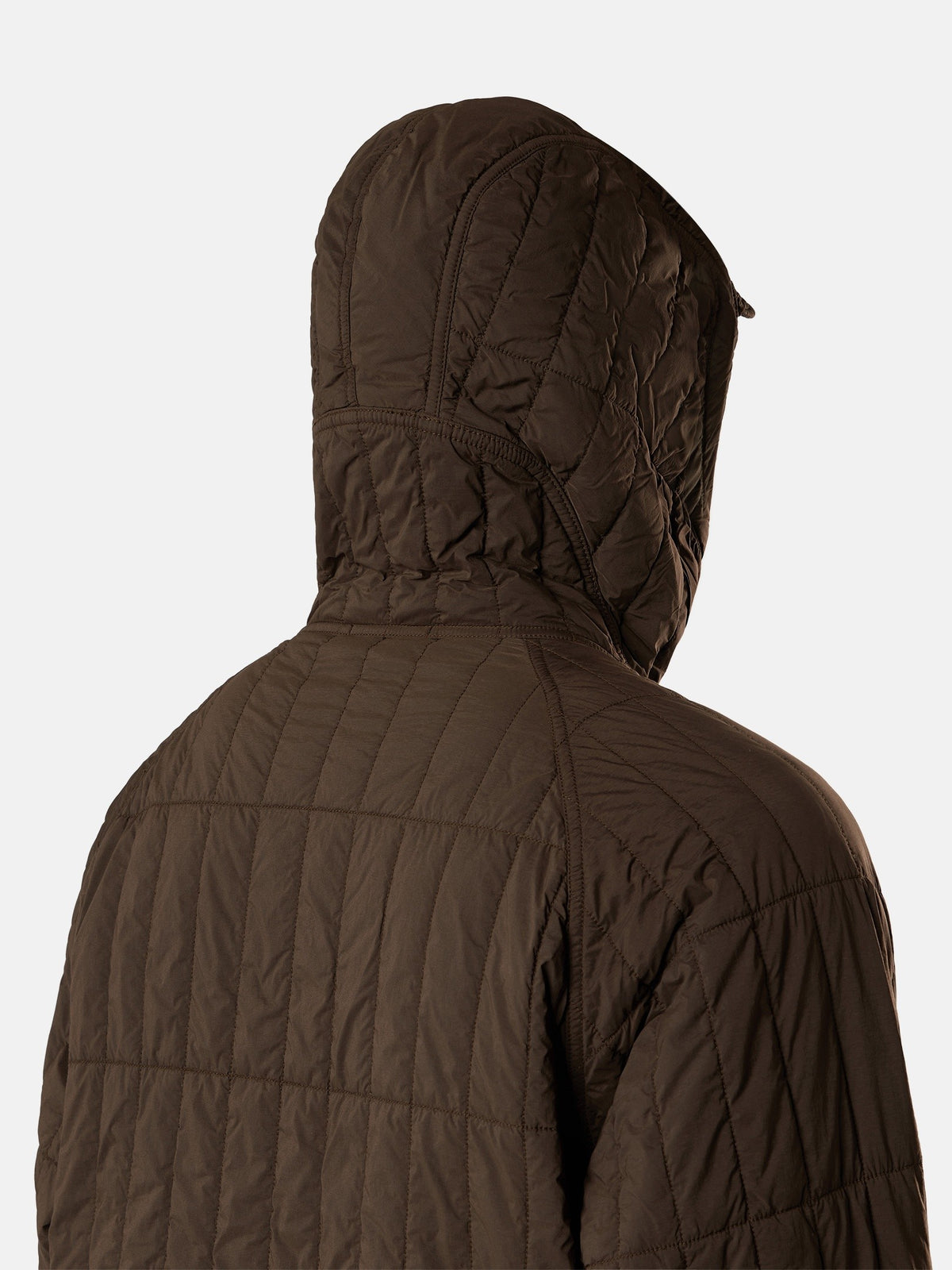 Stone Island Quilted Padded Hooded Jacket with Anti-Drop 4100015