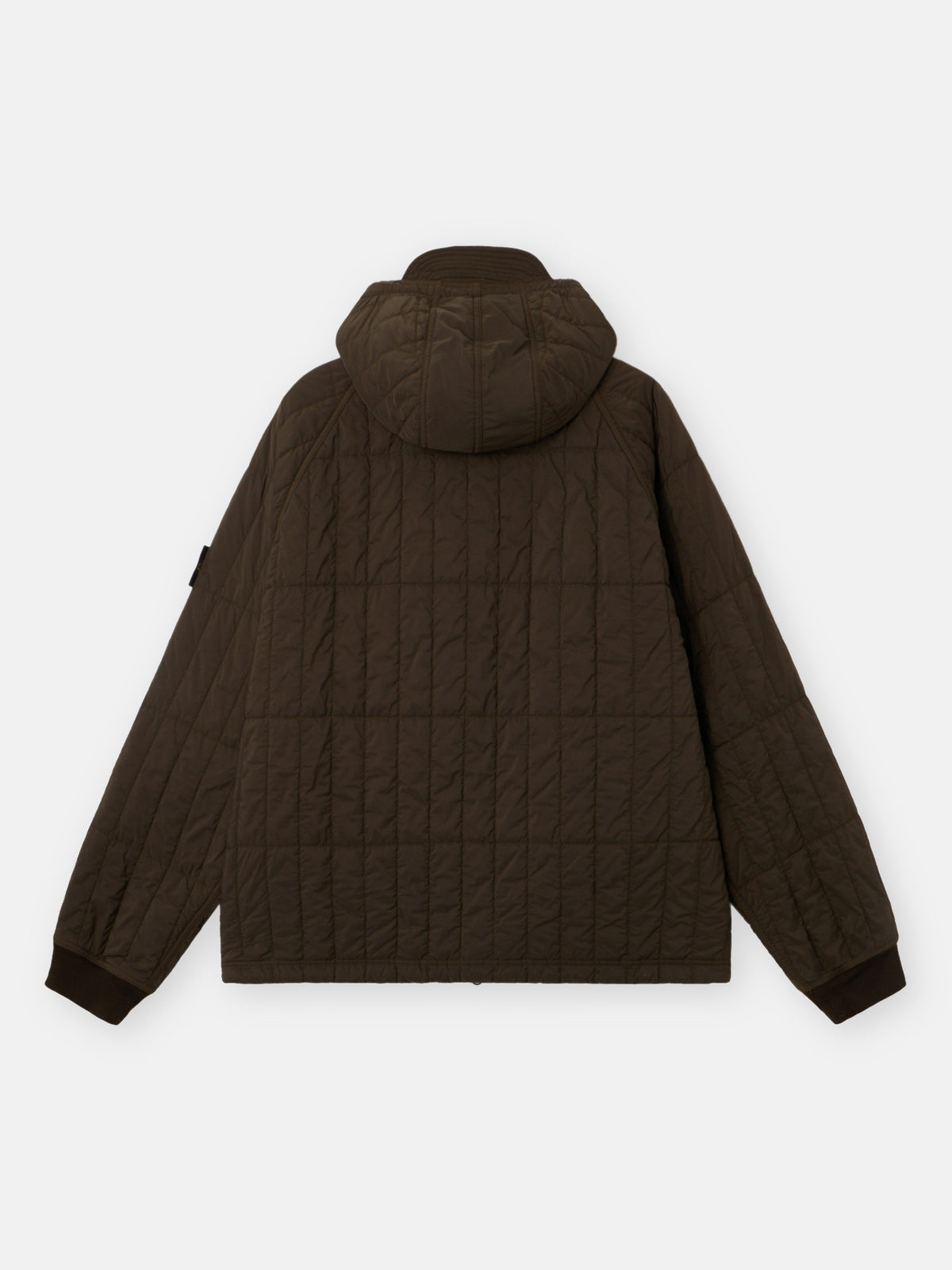 Stone Island Quilted Padded Hooded Jacket with Anti-Drop 4100015