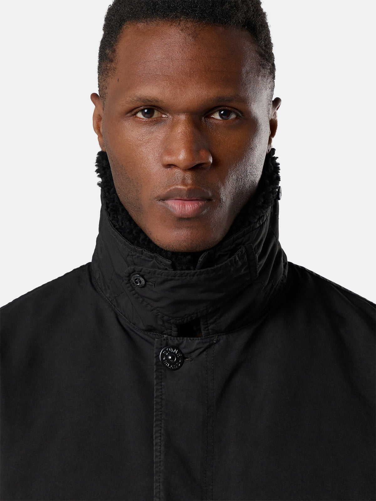 Stone Island Padded Coach Jacket With Detachable Collar And Anti-Drop 4100028