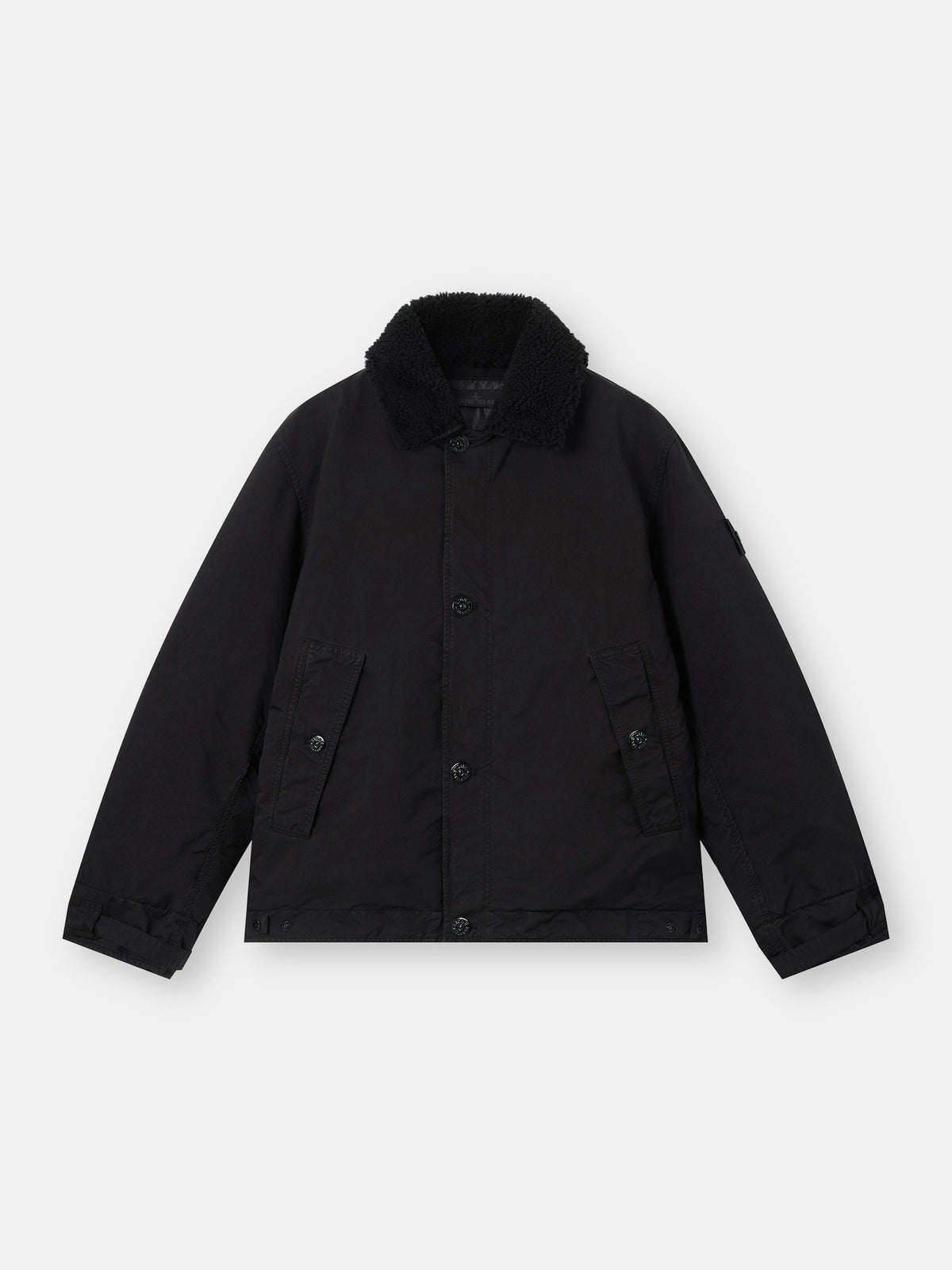 Stone Island Padded Coach Jacket With Detachable Collar And Anti-Drop 4100028