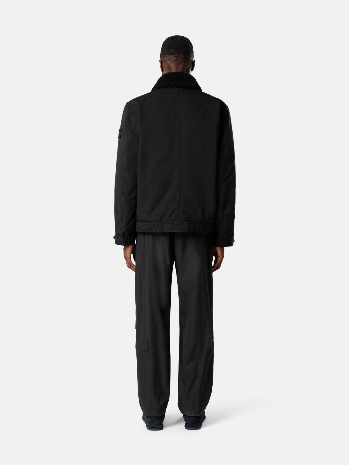Stone Island Padded Coach Jacket With Detachable Collar And Anti-Drop 4100028