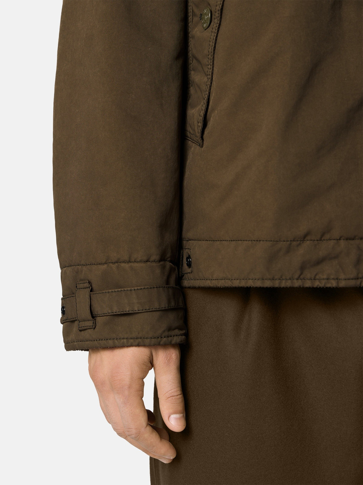 Stone Island Padded Coach Jacket With Detachable Collar And Anti-Drop 4100028