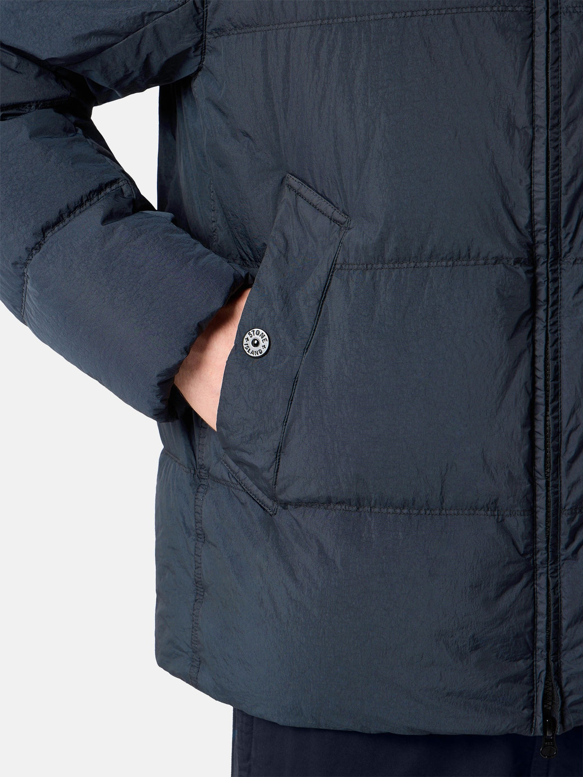 Stone Island Wind-Resistant Down Jacket with Anti-Drop 4100037