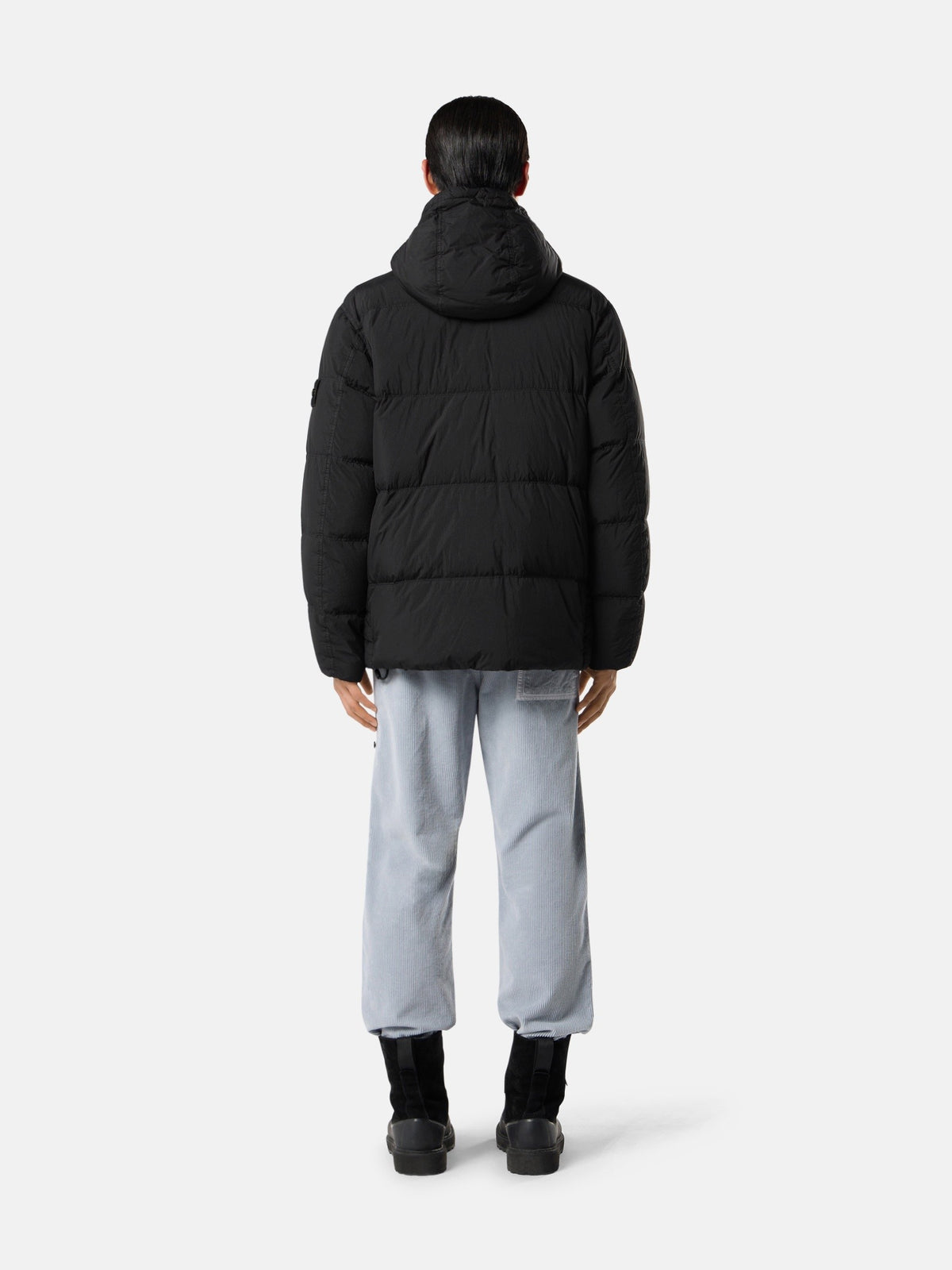 Stone Island Wind-Resistant Down Jacket with Anti-Drop 4100037
