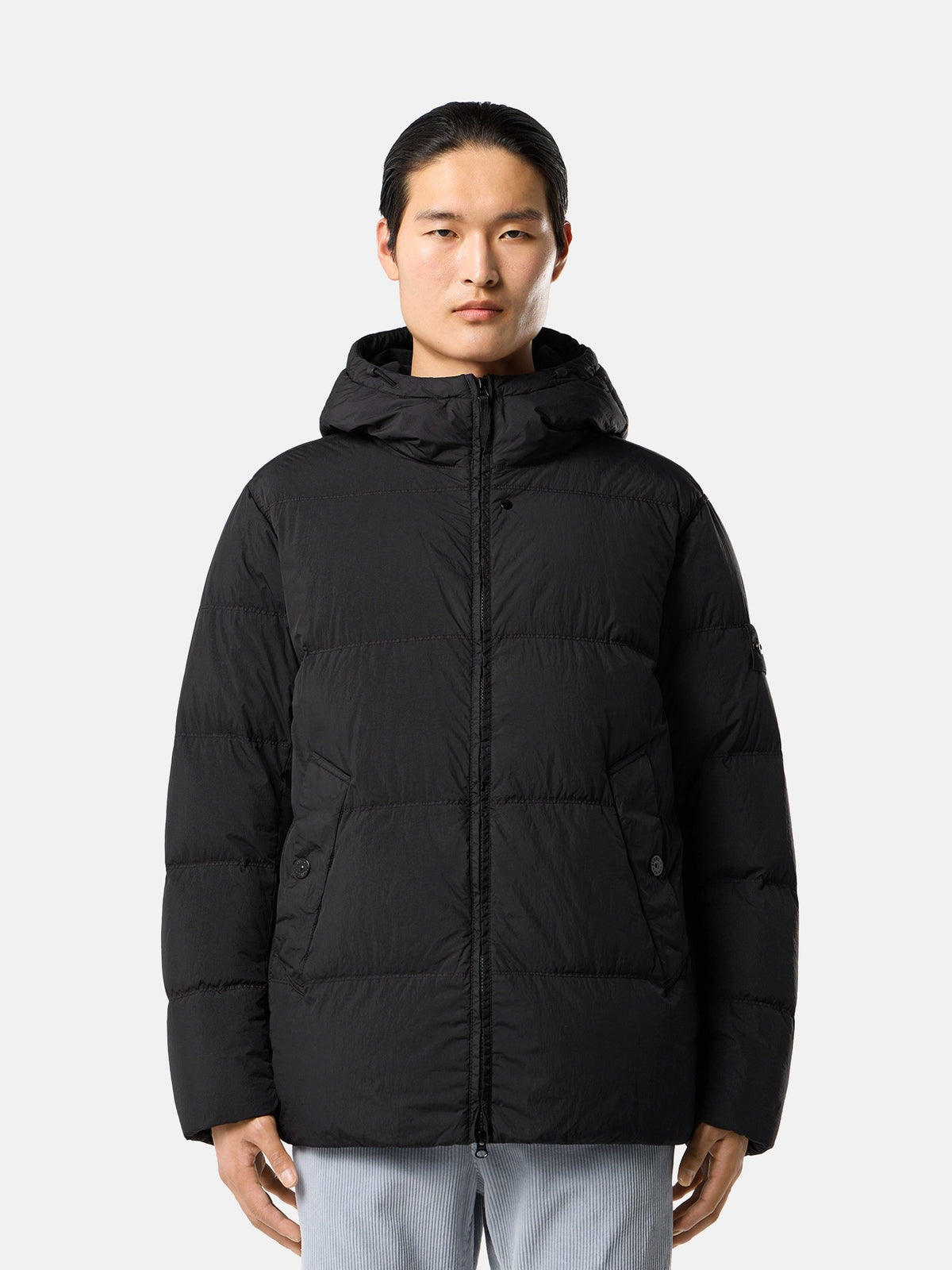 Stone Island Wind-Resistant Down Jacket with Anti-Drop 4100037