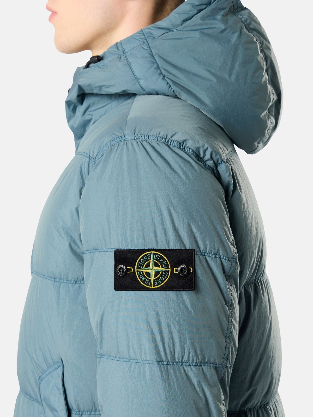 Stone Island Wind-Resistant Down Jacket with Anti-Drop 4100037