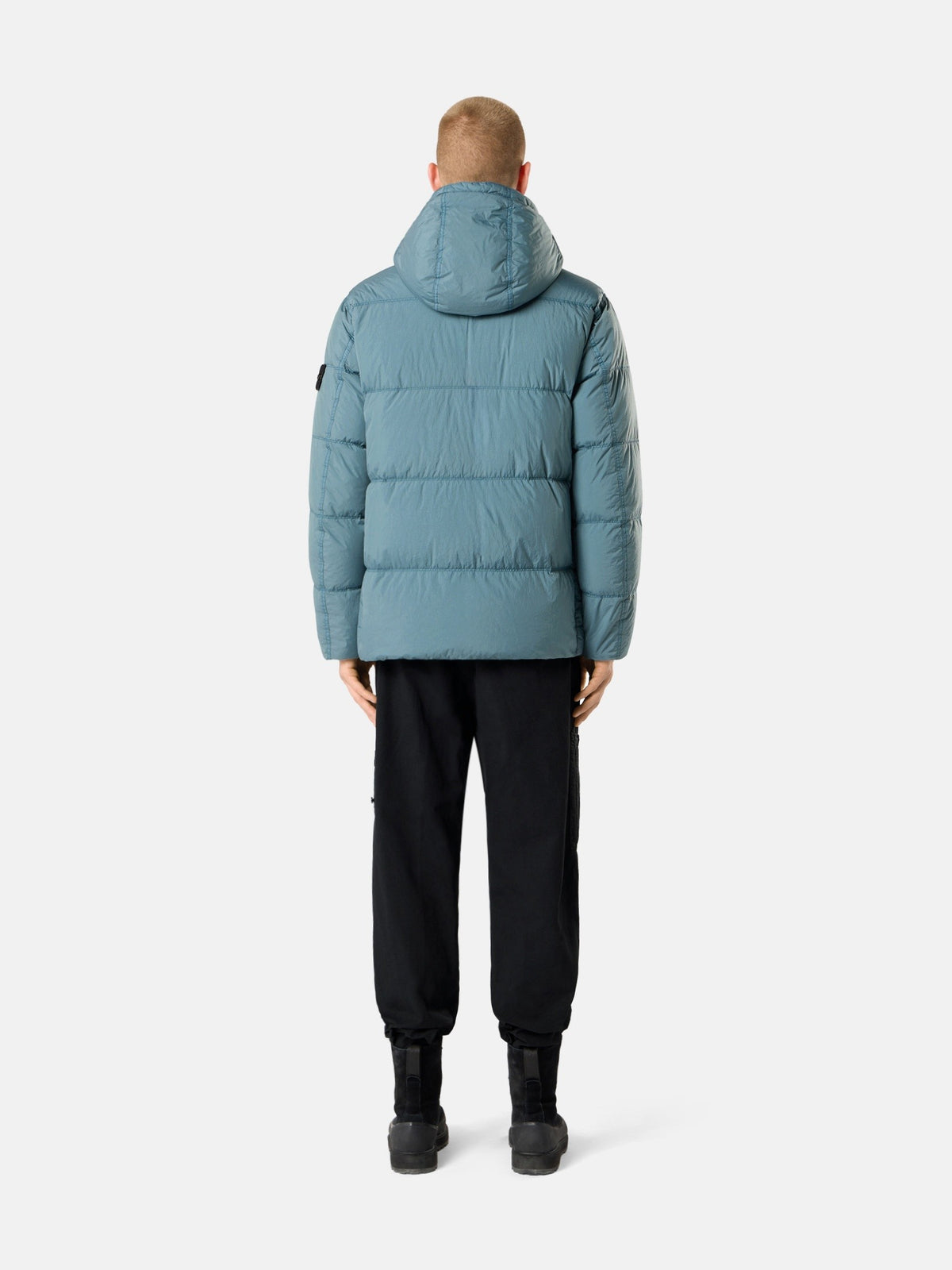 Stone Island Wind-Resistant Down Jacket with Anti-Drop 4100037