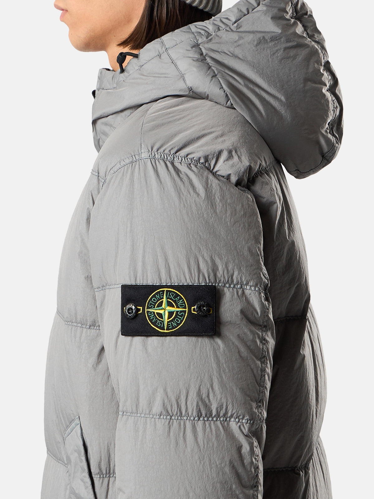 Stone Island Wind-Resistant Down Jacket with Anti-Drop 4100037