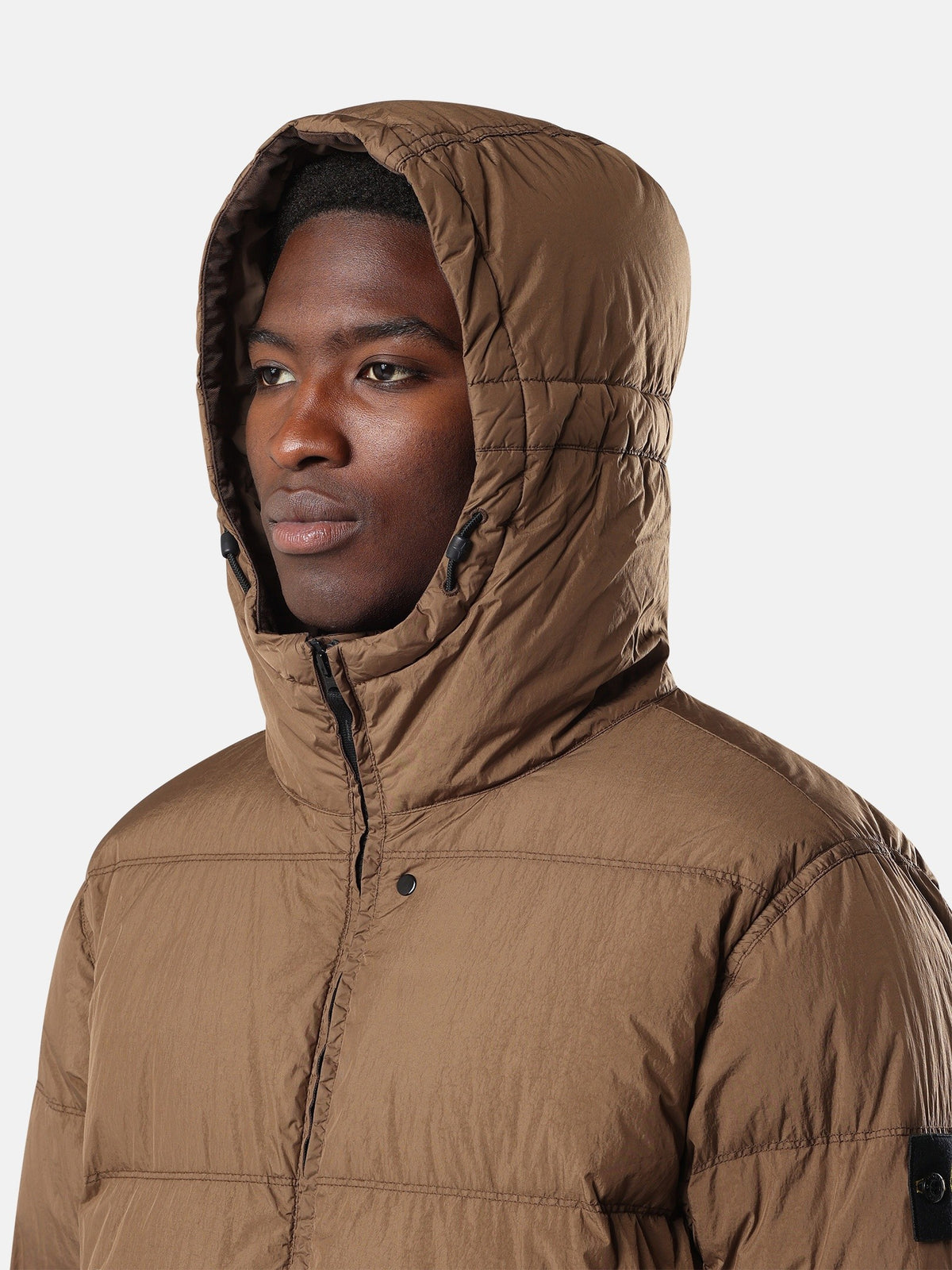 Stone Island Wind-Resistant Down Jacket with Anti-Drop 4100037