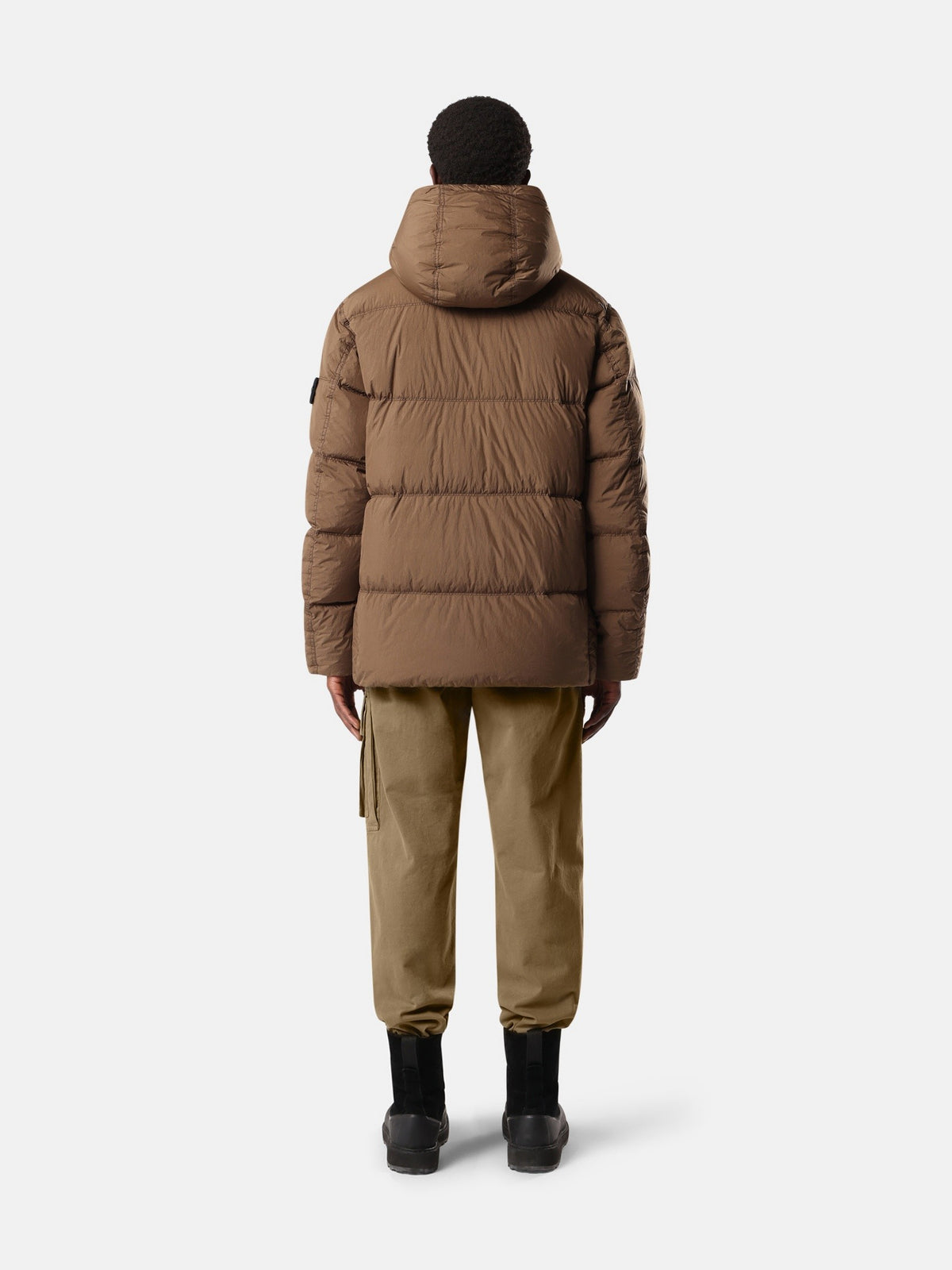 Stone Island Wind-Resistant Down Jacket with Anti-Drop 4100037