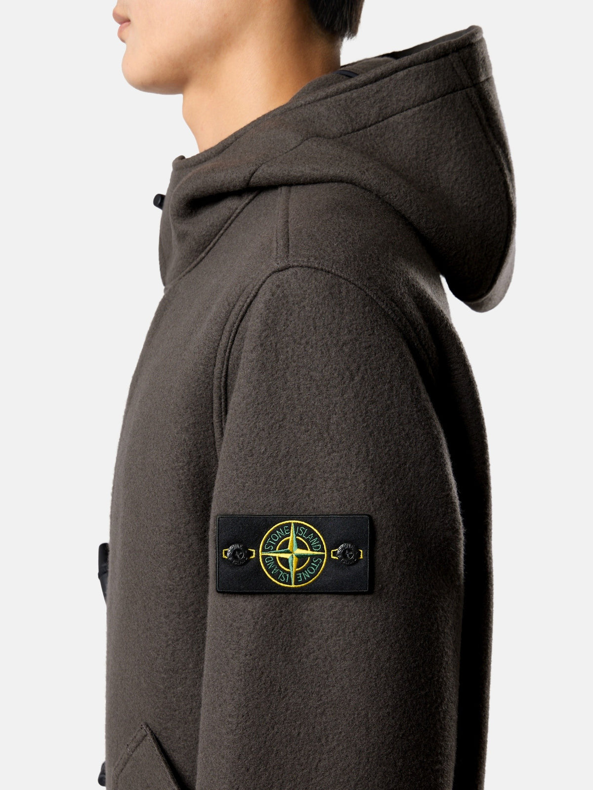 Stone Island Short Parka with Toggle-Button Fastening 4100039