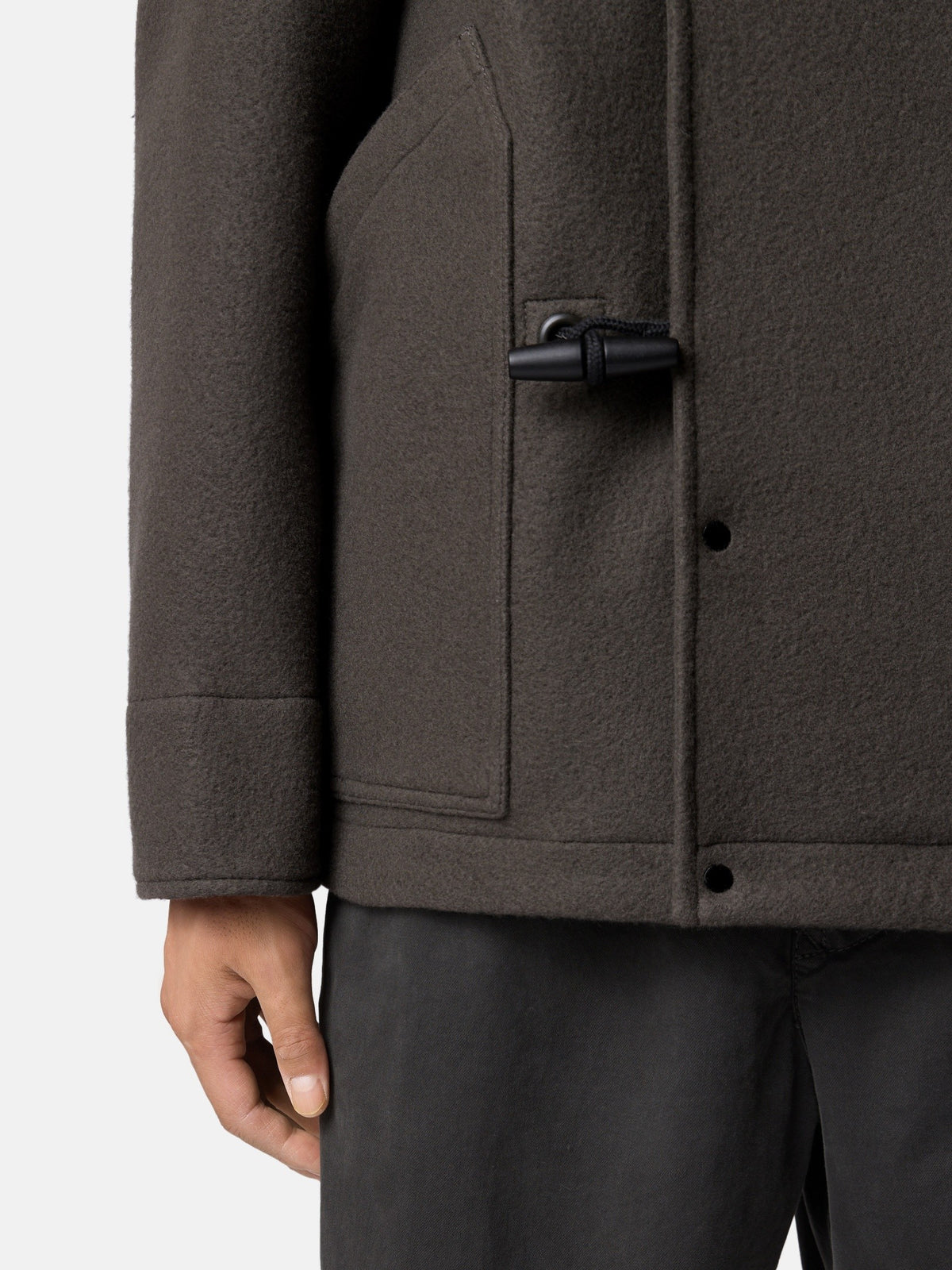 Stone Island Short Parka with Toggle-Button Fastening 4100039