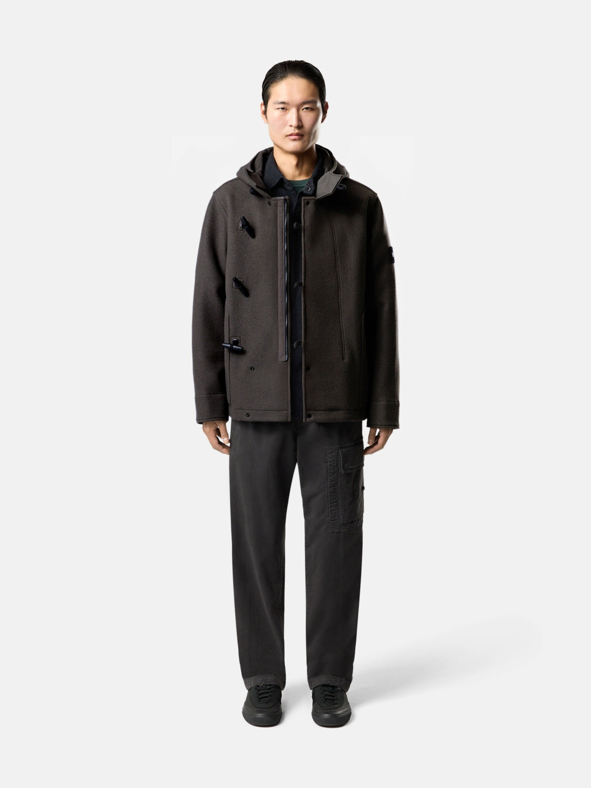 Stone Island Short Parka with Toggle-Button Fastening 4100039