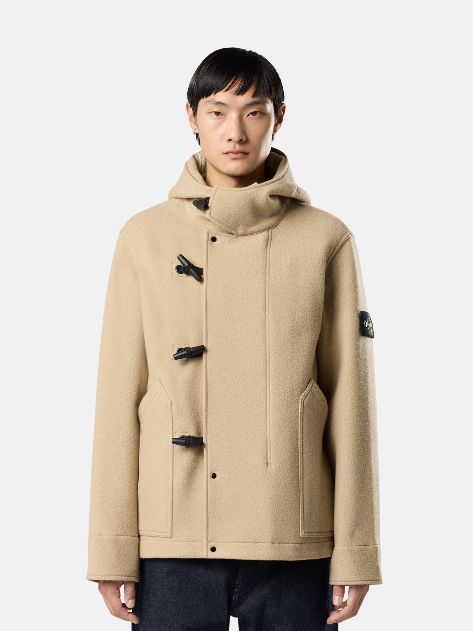 Stone Island Short Parka with Toggle-Button Fastening 4100039