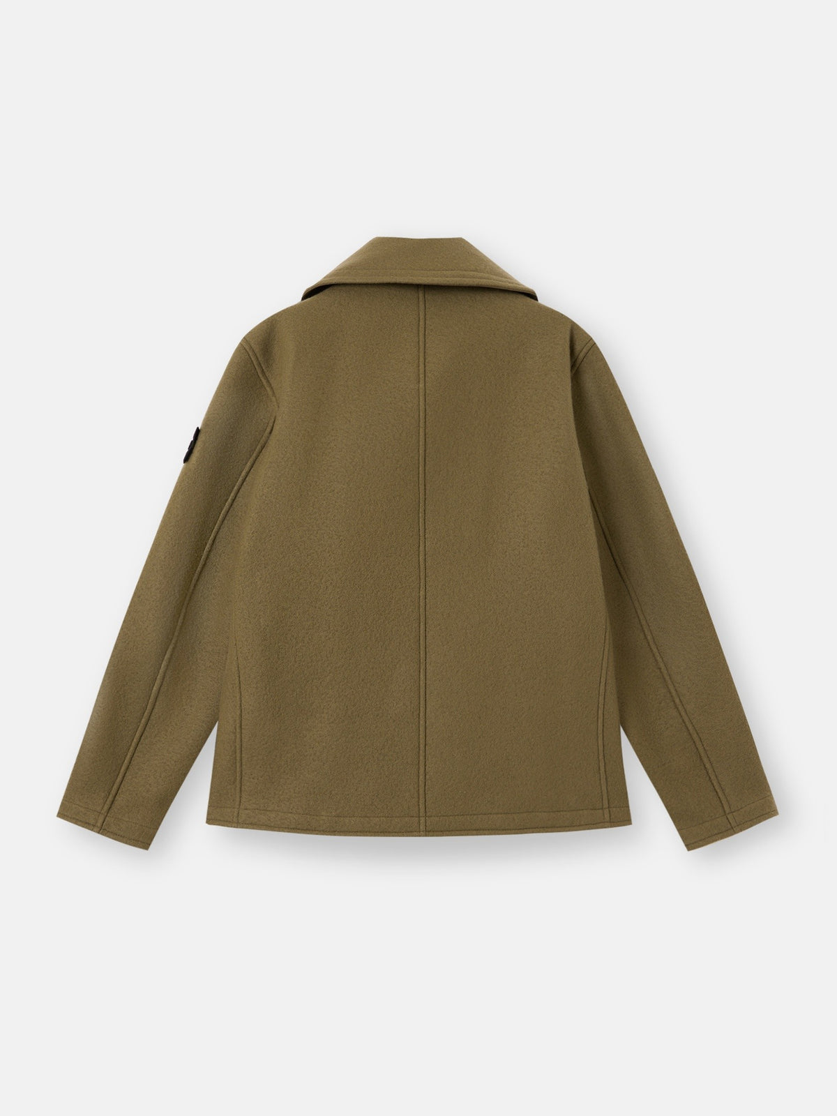 Stone Island Peacoat With Double-Breasted Closure 4100040