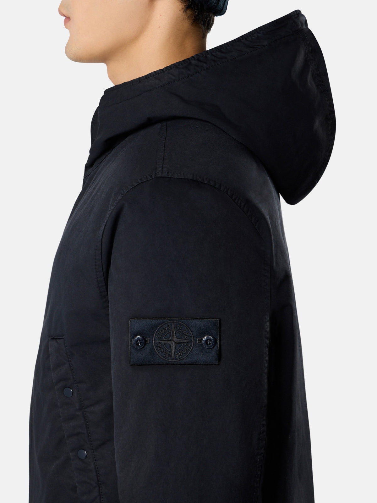 Stone Island Short Down Parka With Anti-Drop 4100062