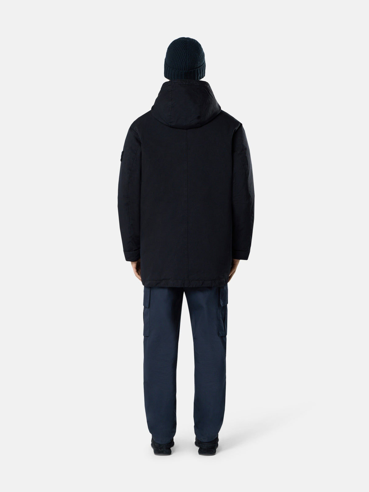 Stone Island Short Down Parka With Anti-Drop 4100062