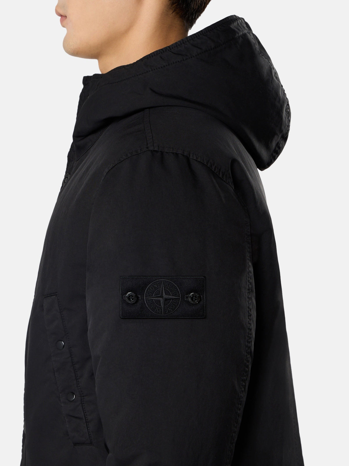 Stone Island Short Down Parka With Anti-Drop 4100062