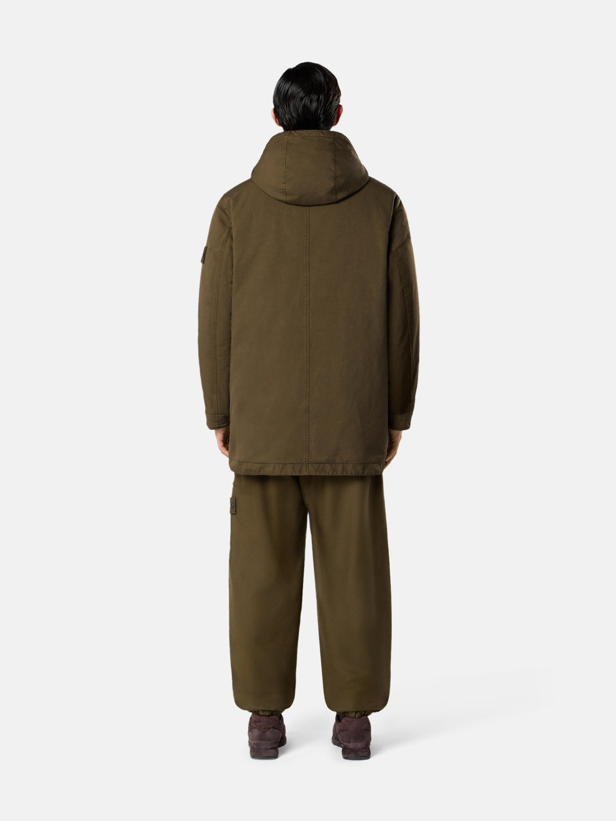 Stone Island Short Down Parka With Anti-Drop 4100062