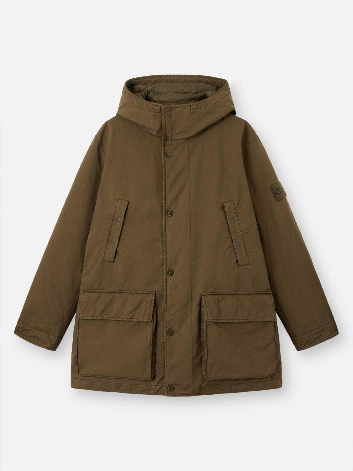 Stone Island Short Down Parka With Anti-Drop 4100062