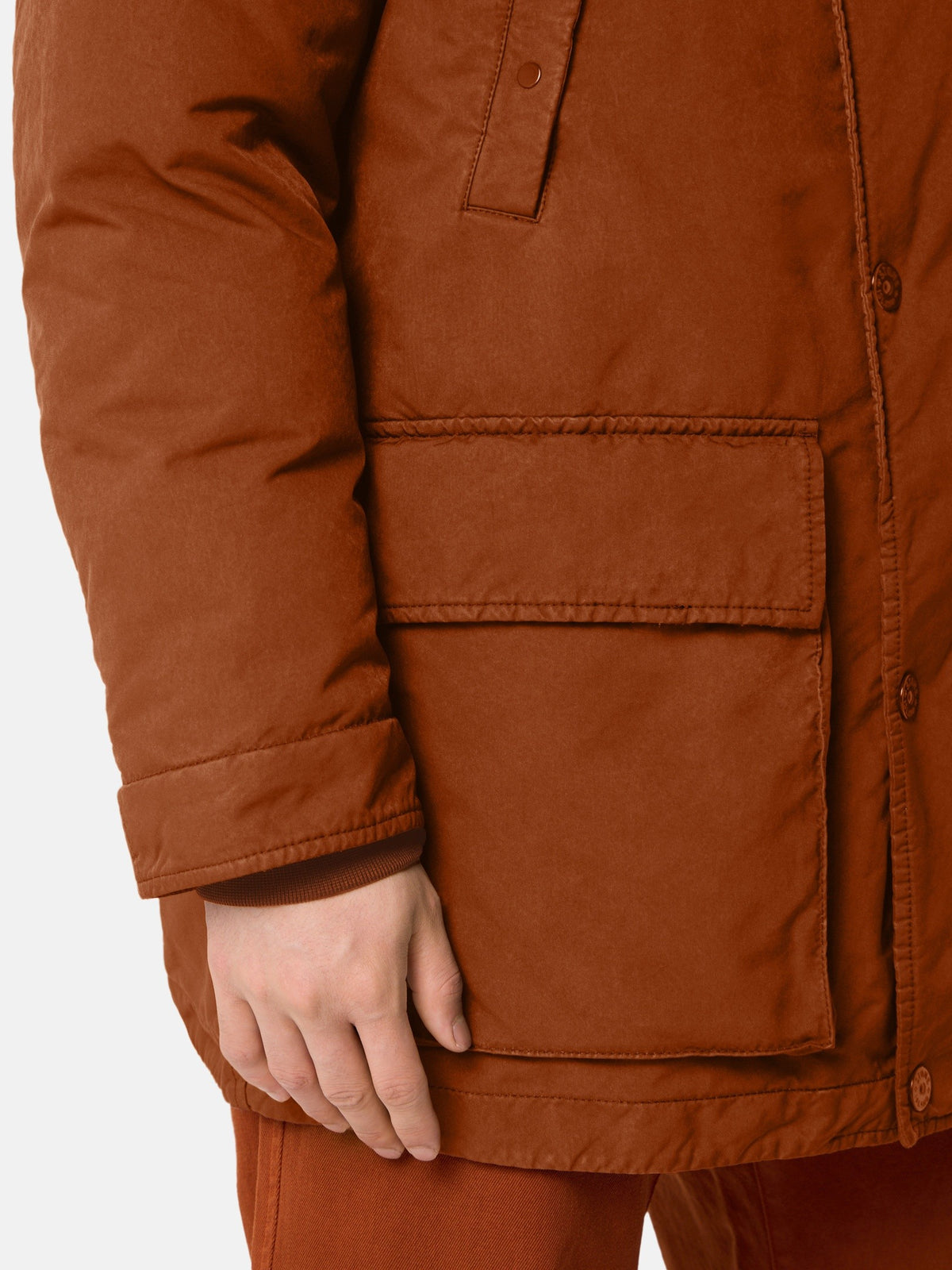 Stone Island Short Down Parka With Anti-Drop 4100062