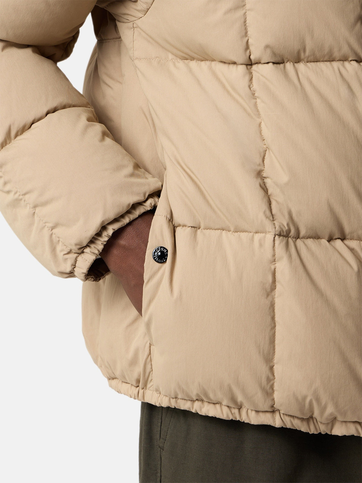 Stone Island Hooded Down Jacket With Wind Resistance 4100083